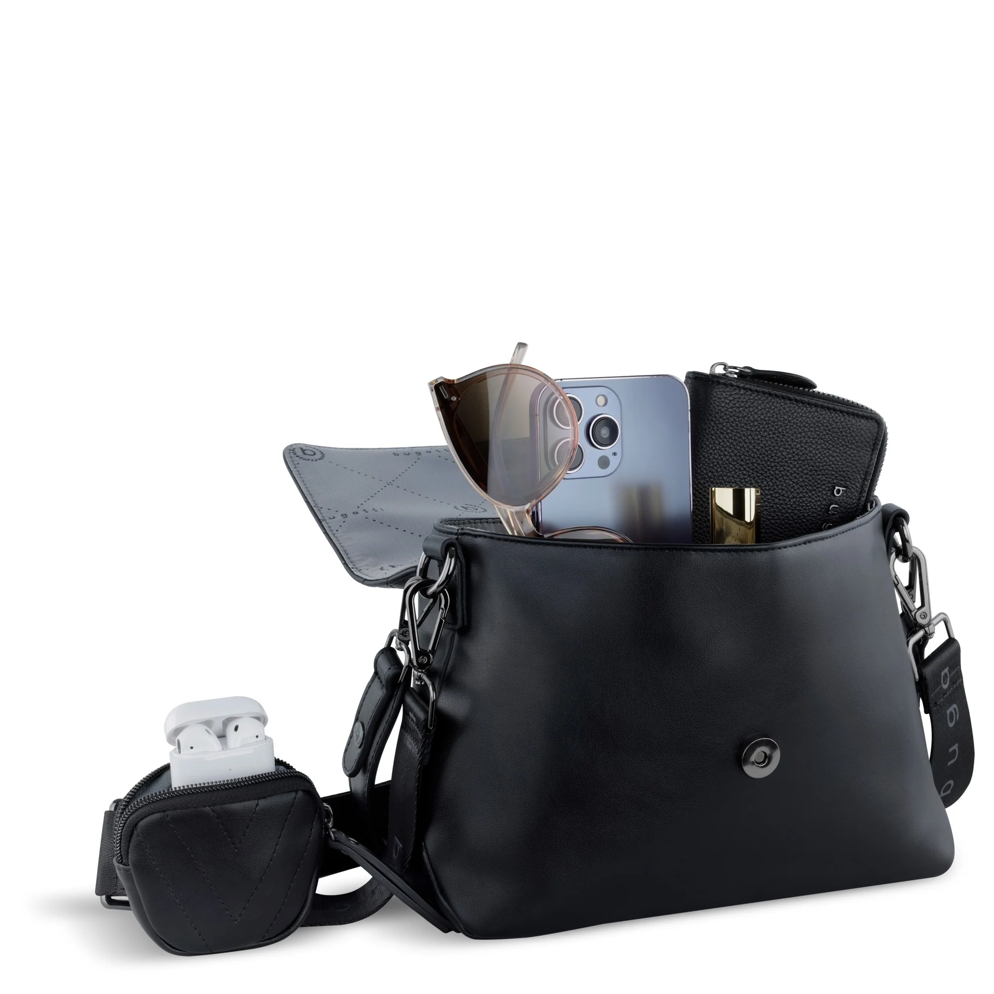 bugatti Sira - Umhängetasche L 25 cm (black) - Image 5