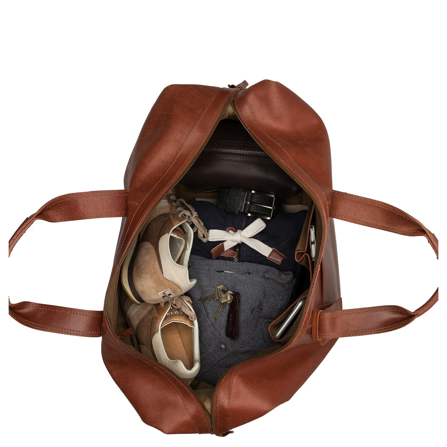 Burkely Vintage Sem - Weekender 56 cm (cognac) - Image 5