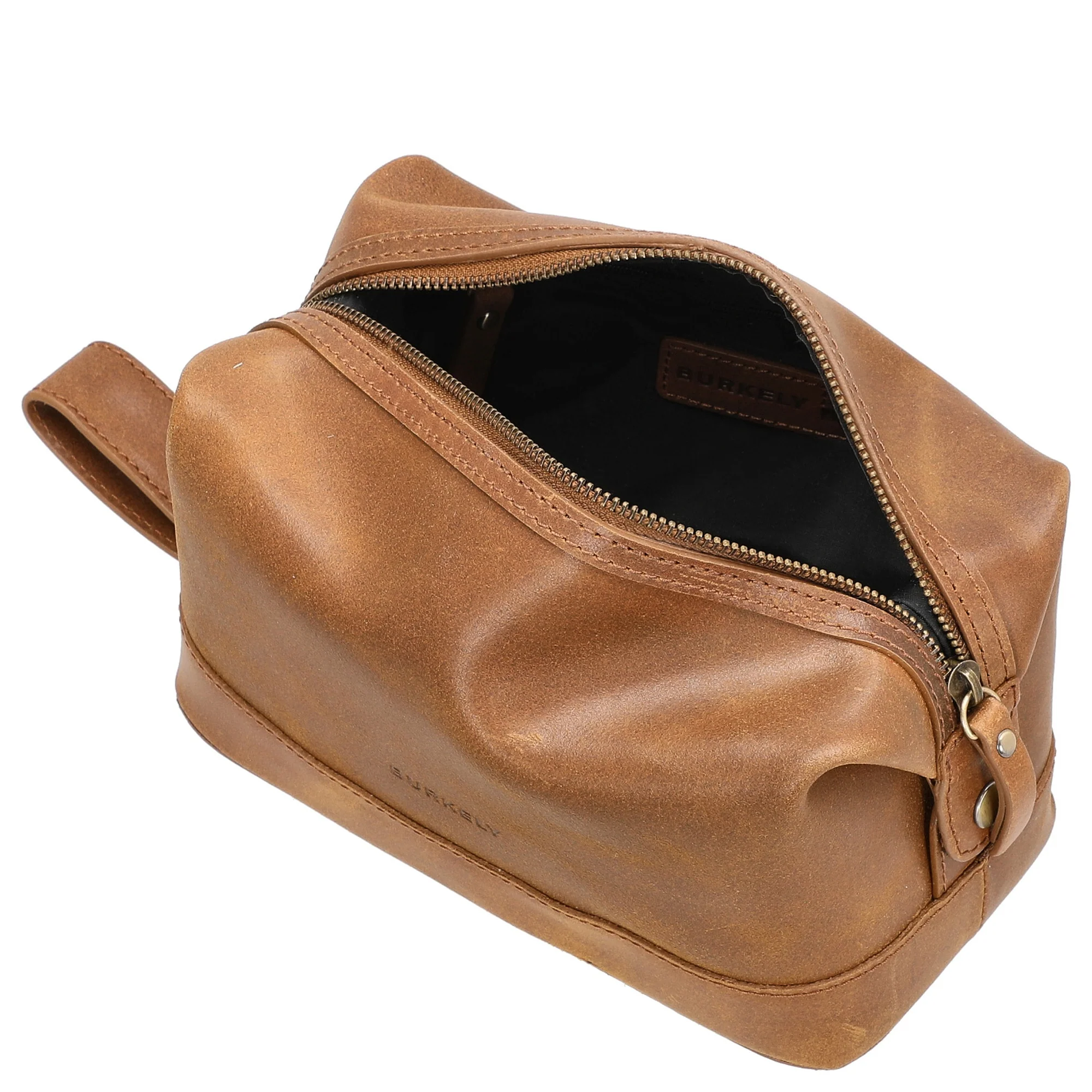 Burkley Fundamentals Vintage Riley - Kulturbeutel 23 cm (cognac) - Image 6
