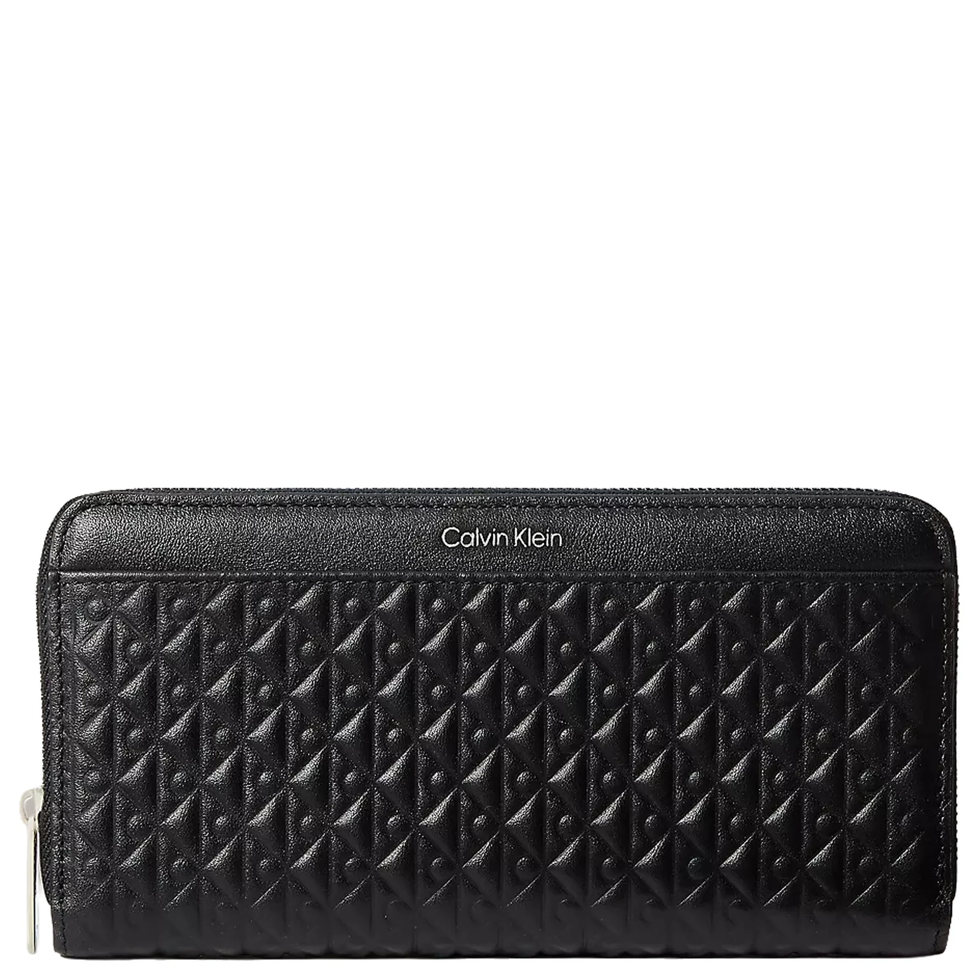 Calvin Klein Emblem Embossed - Geldbörse 4cc 19 cm (black)