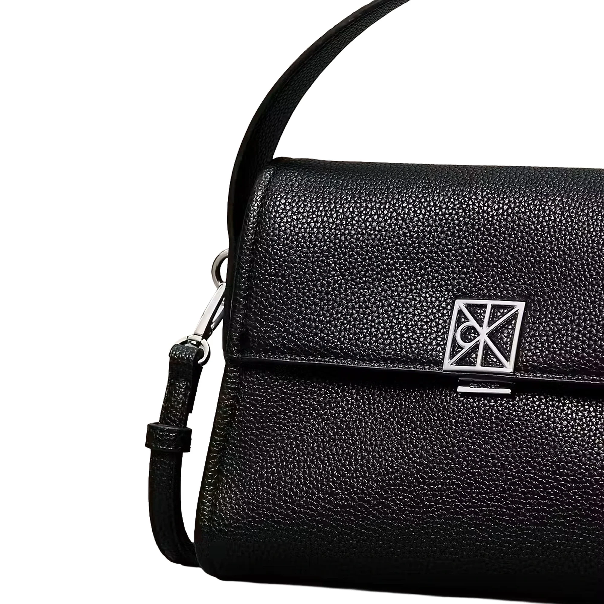 Calvin Klein Emblem Pebb - Schultertasche (black) - Image 4