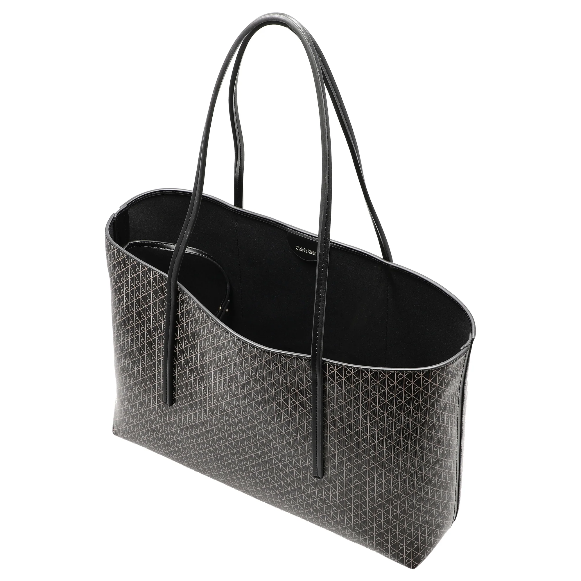 Calvin Klein Emblem Tote - Shopper 44 cm (black) - Image 7