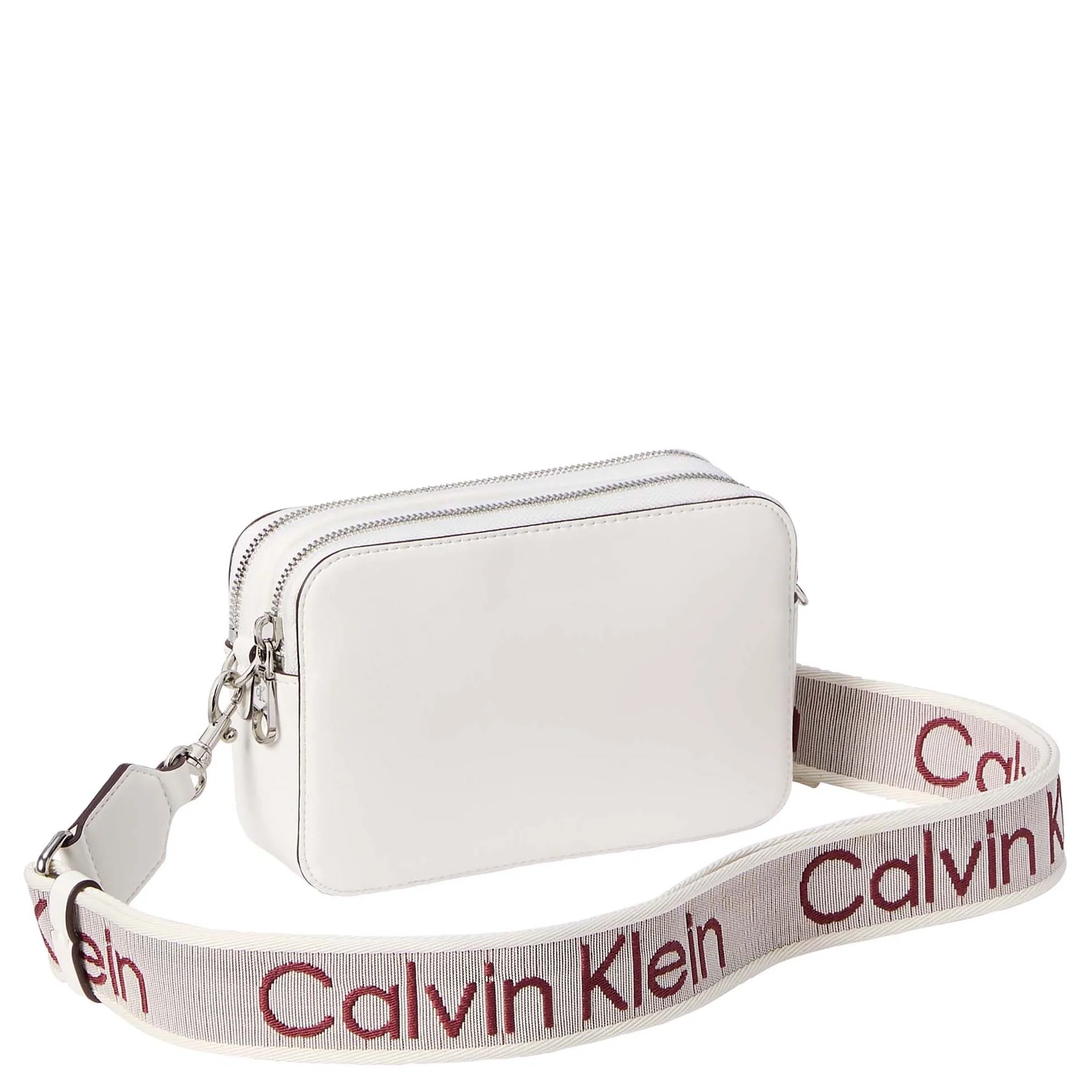 Calvin Klein Webbing Double Strap - Umhängetasche 18 cm (white alyssum) - Image 2