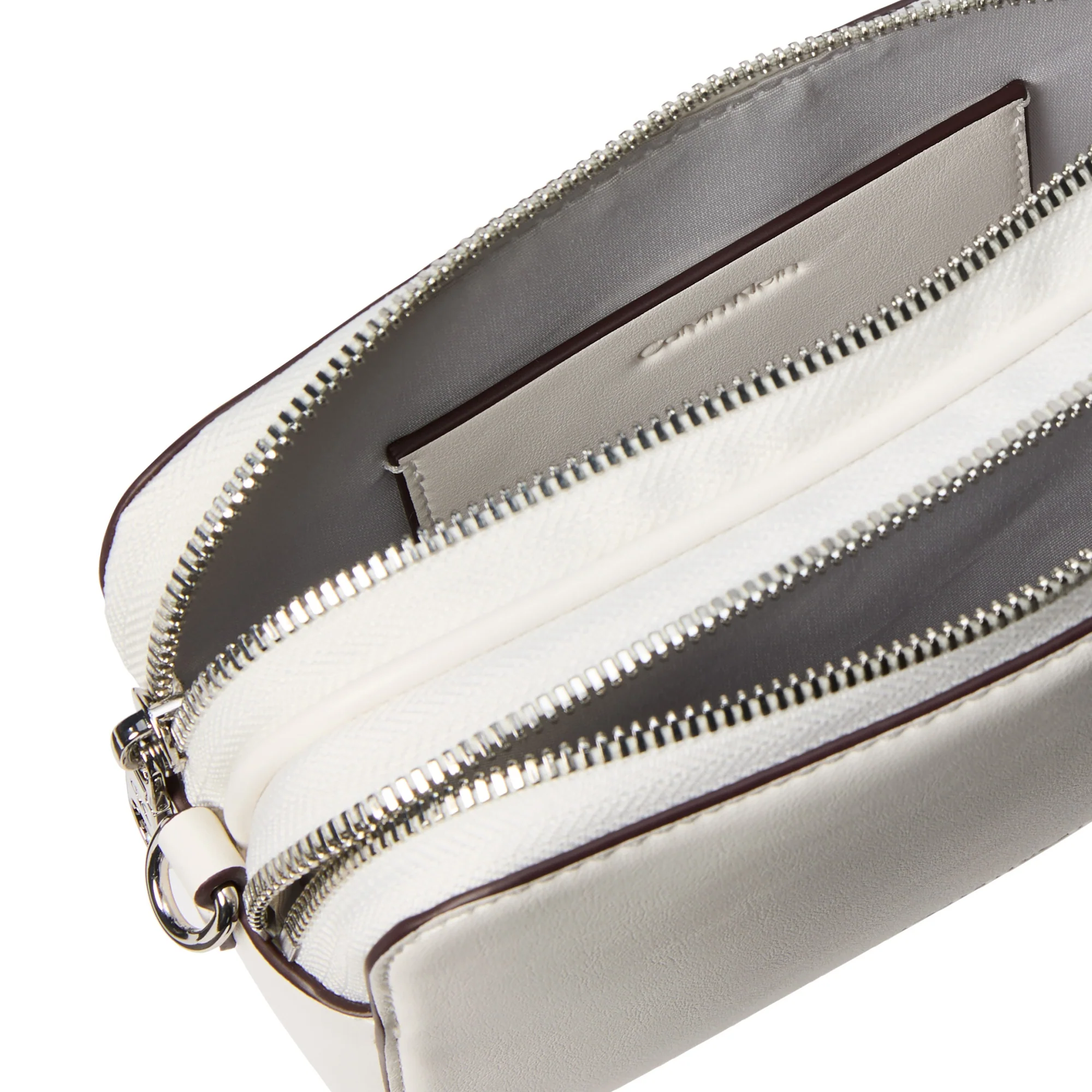 Calvin Klein Webbing Double Strap - Umhängetasche 18 cm (white alyssum) - Image 3