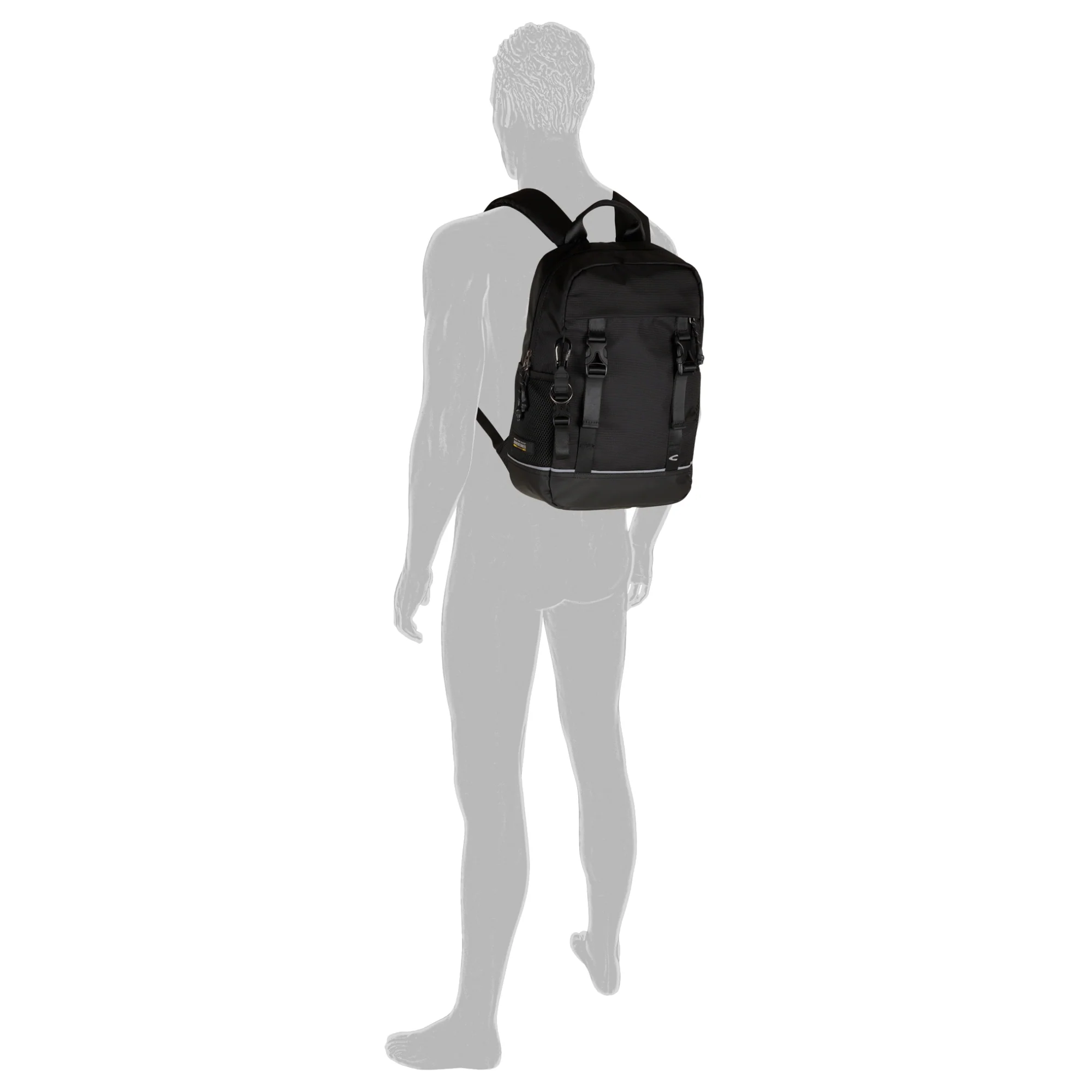 Camel Active Connect Backpack - Rucksack/Reiserucksack S 12" 39 cm (black) - Image 4