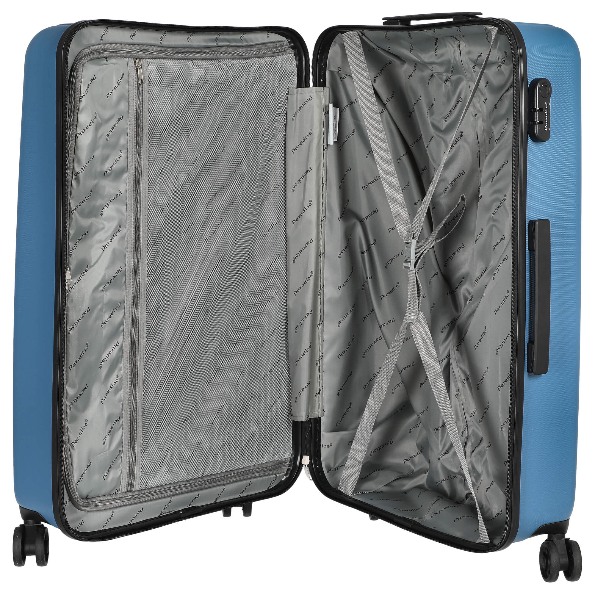 CHECK.IN Aurora - 4-Rollen-Trolley 76 cm (azurblau) - Image 6