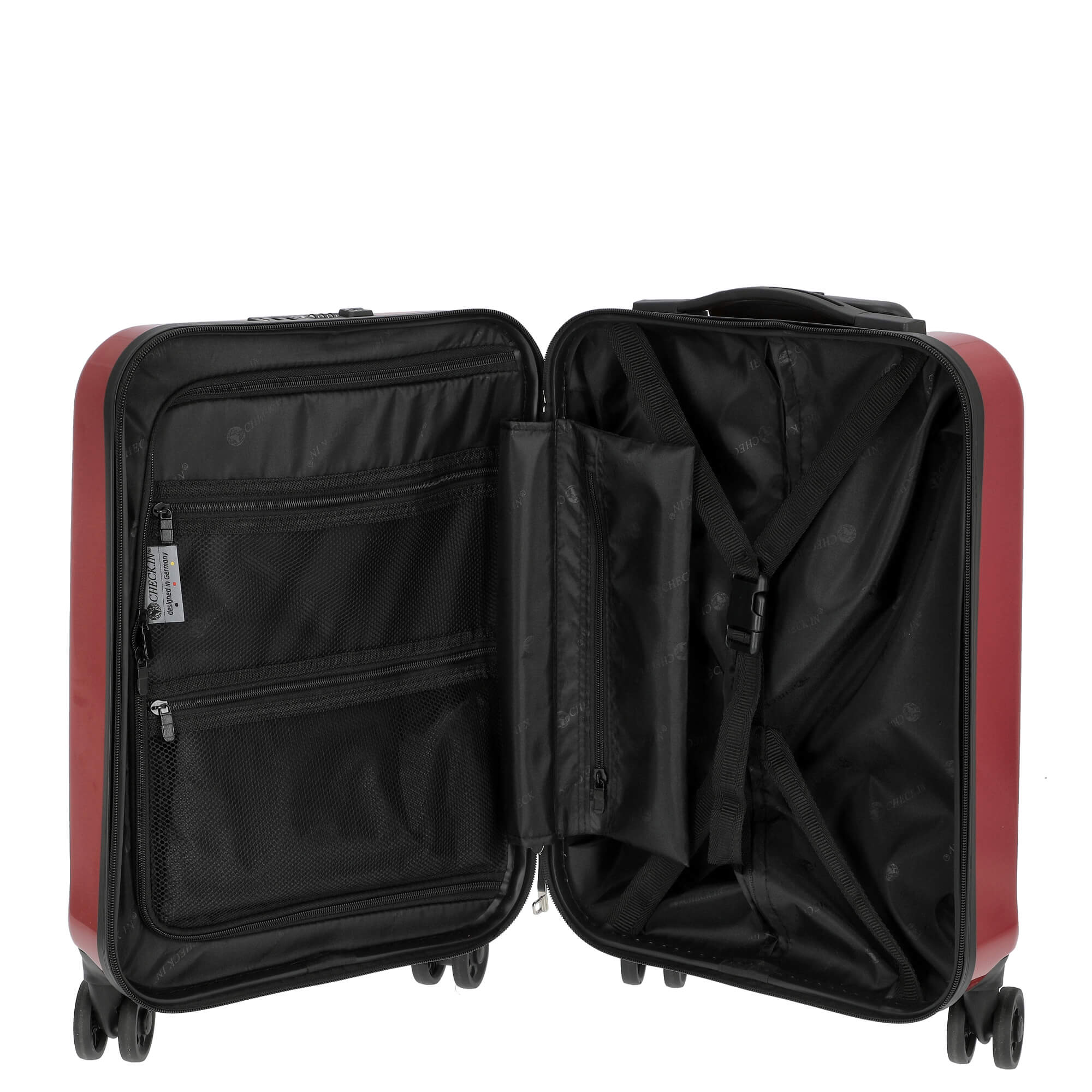CHECK.IN London 2.0 - 4-Rollen-Trolley 50 cm (beere) - Image 6