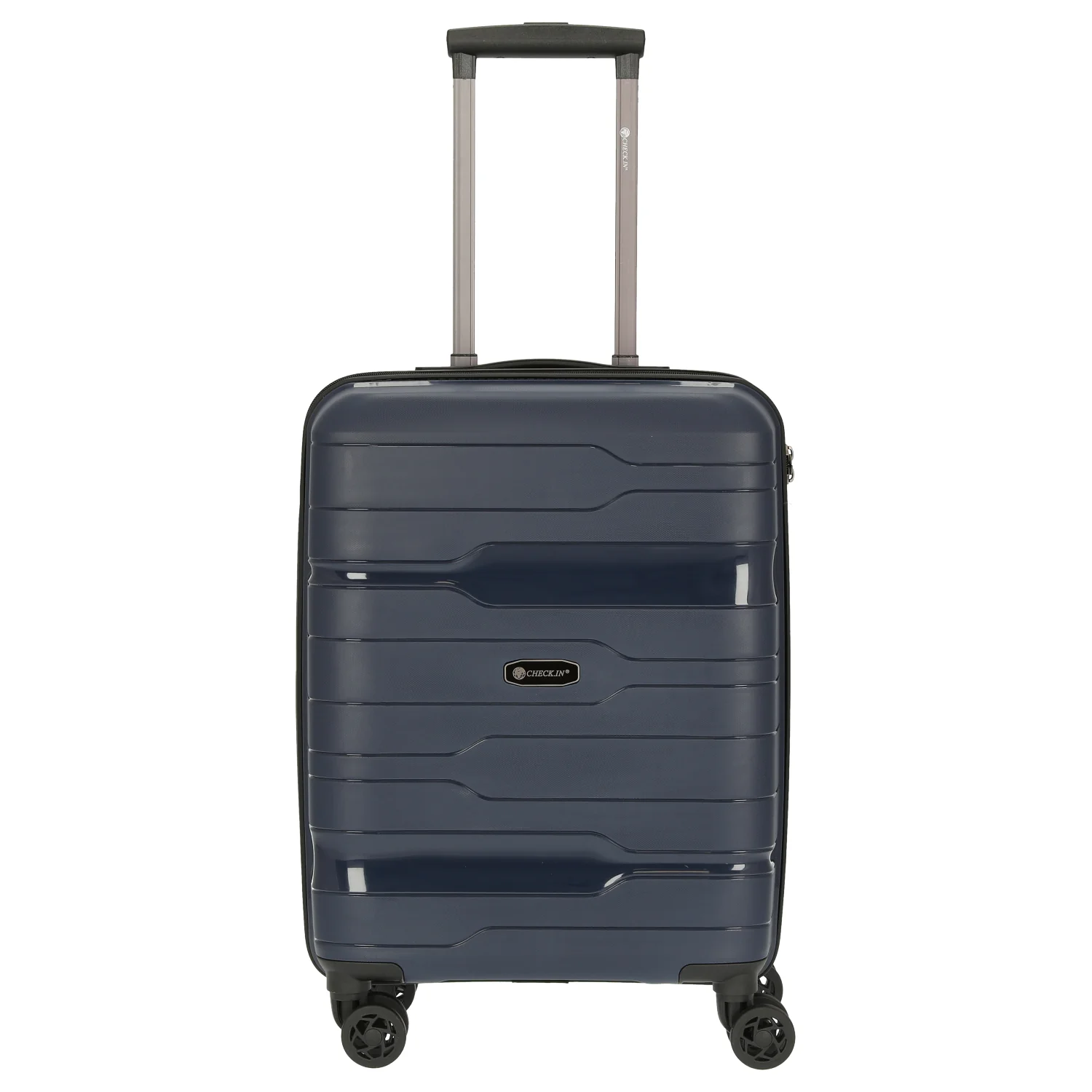 CHECK.IN Memphis - 4-Rollen-Kabinentrolley 55 cm (blau)