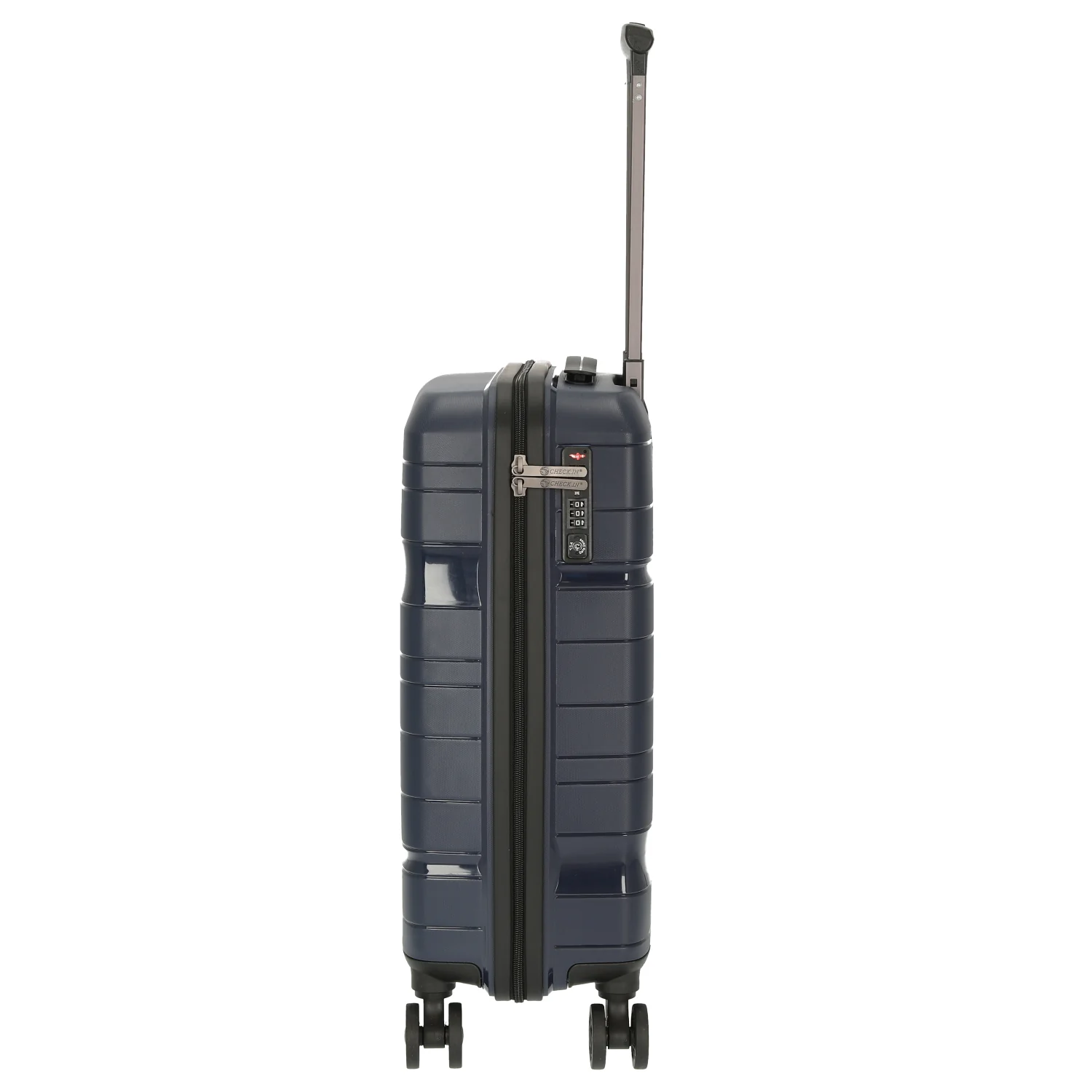 CHECK.IN Memphis - 4-Rollen-Kabinentrolley 55 cm (blau) - Image 3