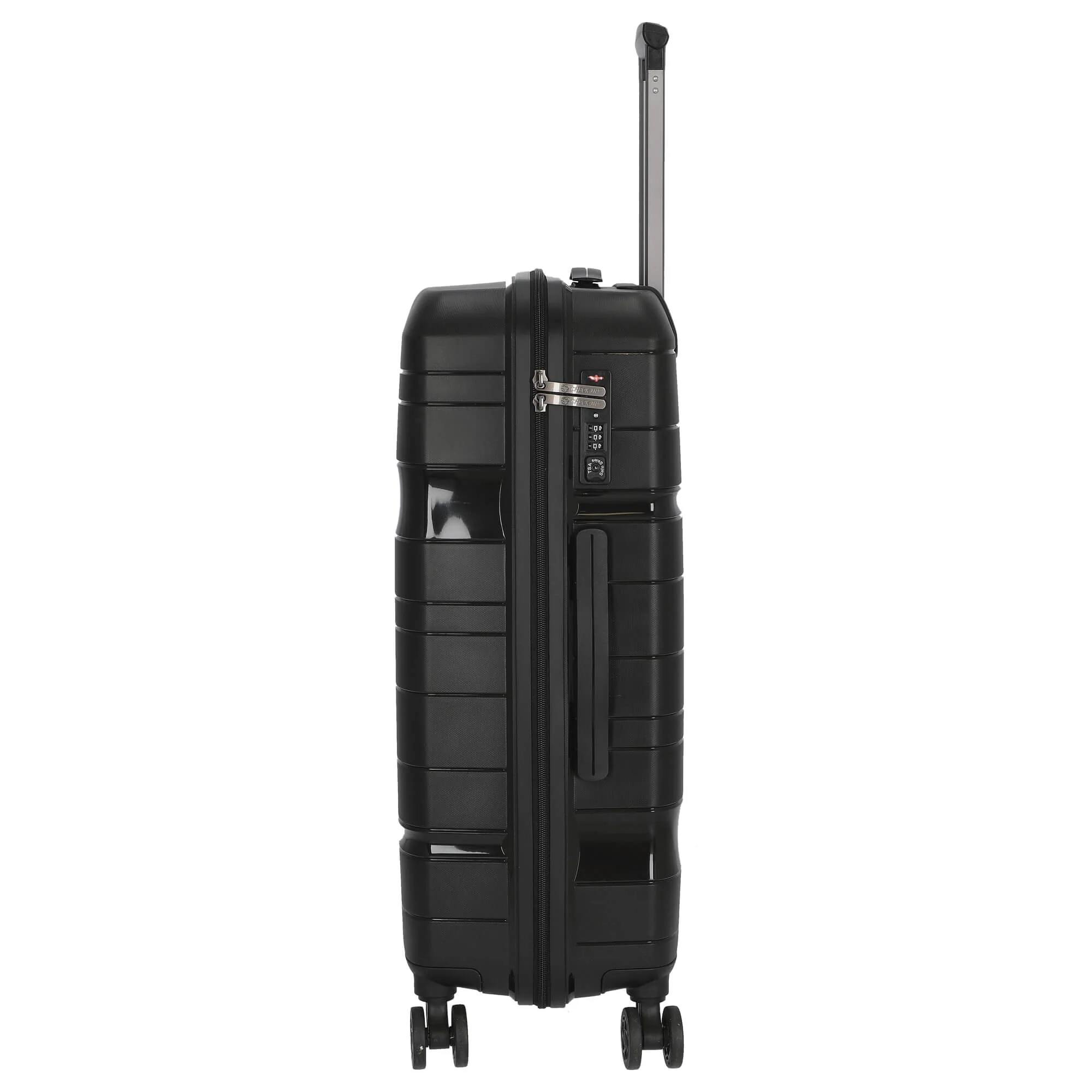 CHECK.IN Memphis - 4-Rollen-Trolley 67 cm (schwarz) - Image 3