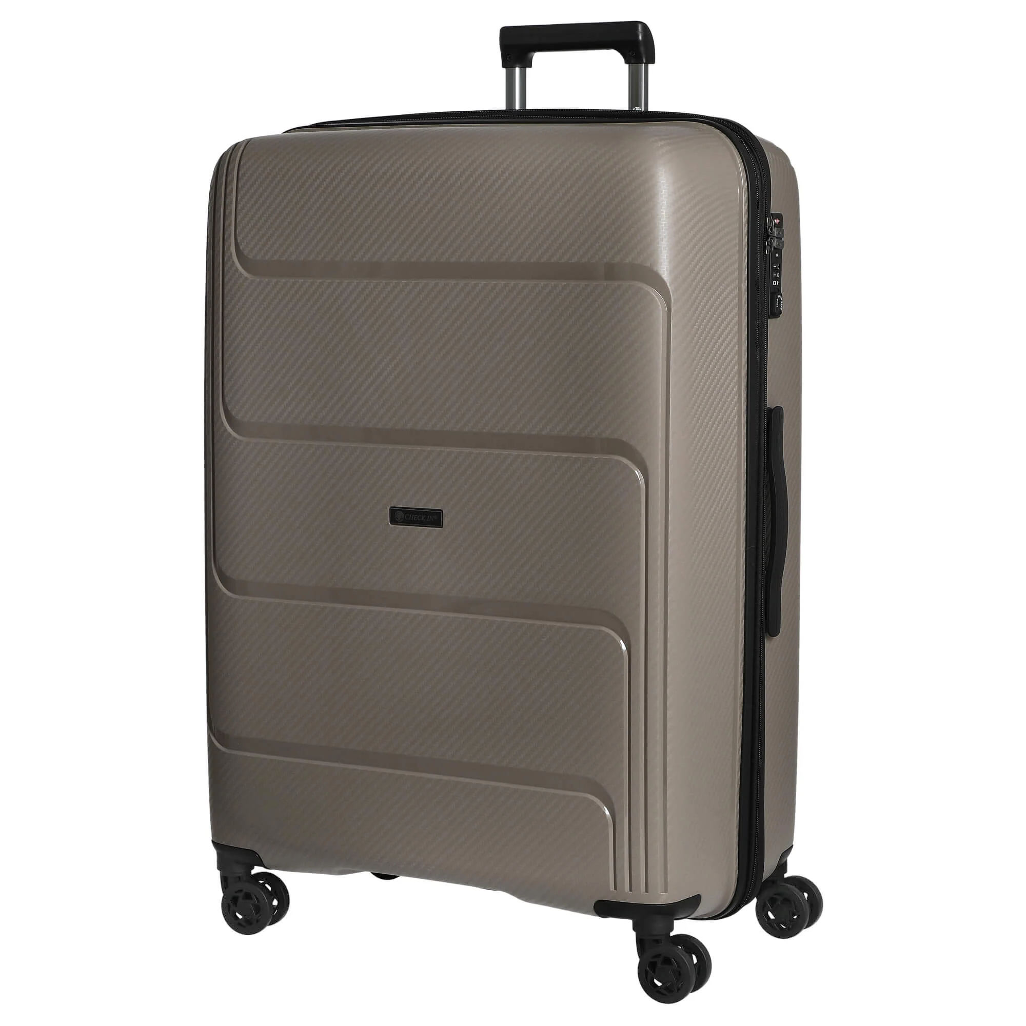 CHECK.IN St. Louis - 4-Rollen-Trolley 77 cm erw. (taupe) - Image 2