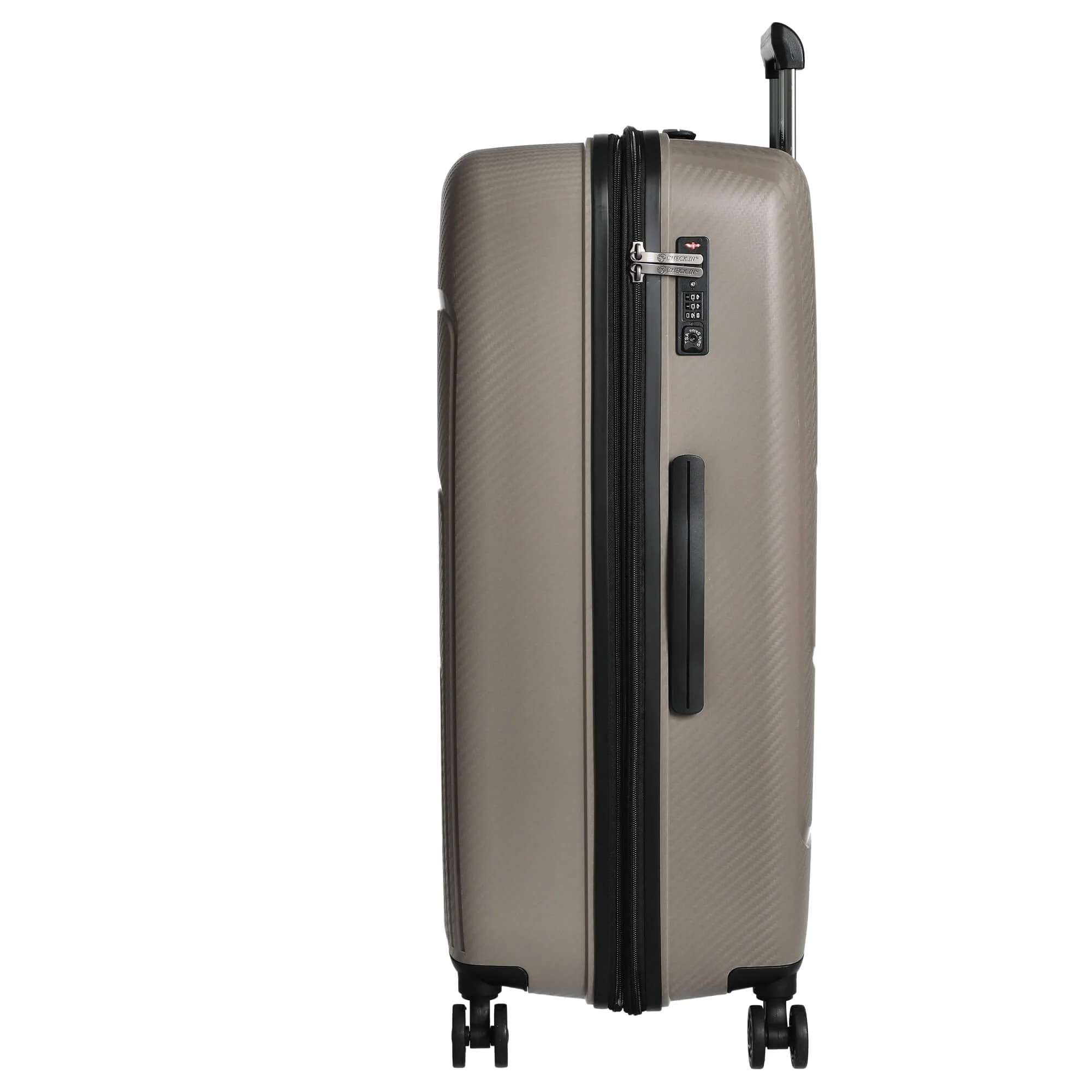 CHECK.IN St. Louis - 4-Rollen-Trolley 77 cm erw. (taupe) - Image 3