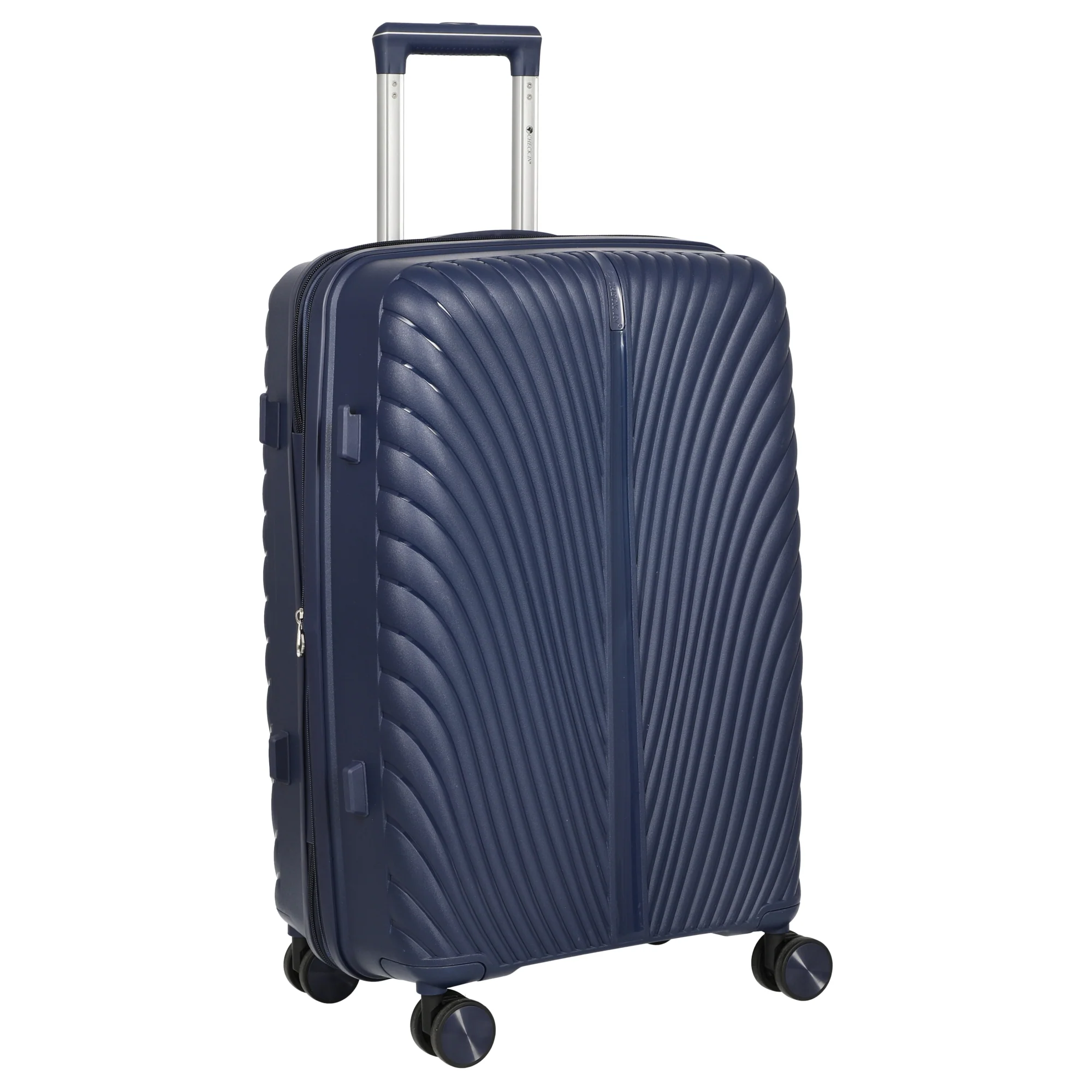 CHECK.IN Sydney- 4-Rollen-Trolley M 66 cm (navy blau) - Image 5