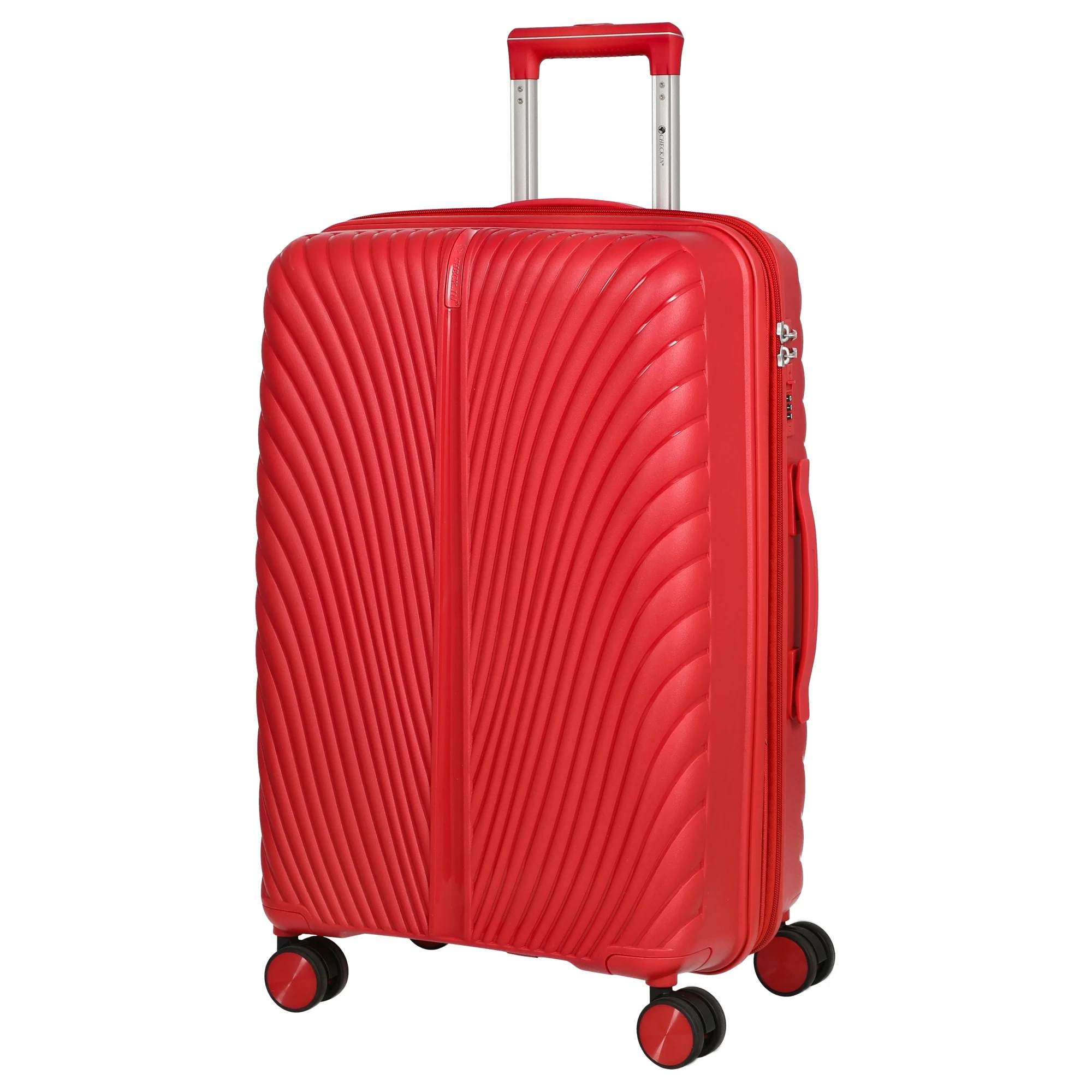 CHECK.IN Sydney- 4-Rollen-Trolley M 66 cm (rot) - Image 2
