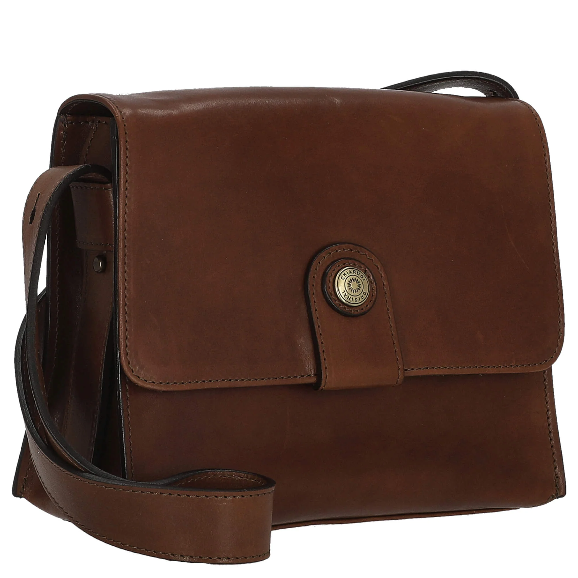 Chiarugi Classic - Schultertasche 23 cm (braun) - Image 5