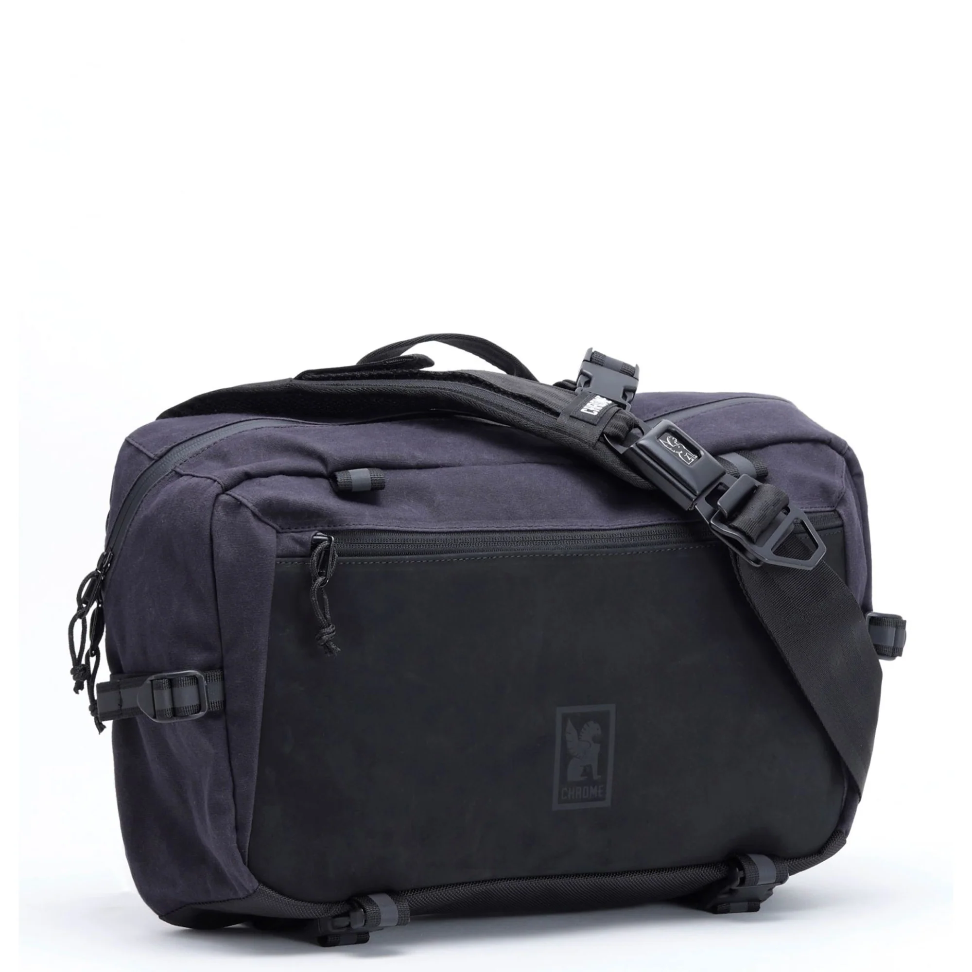 Chrome Kadet Max - Umhängetasche 15" 39.5 cm (black canvas leather) - Image 2