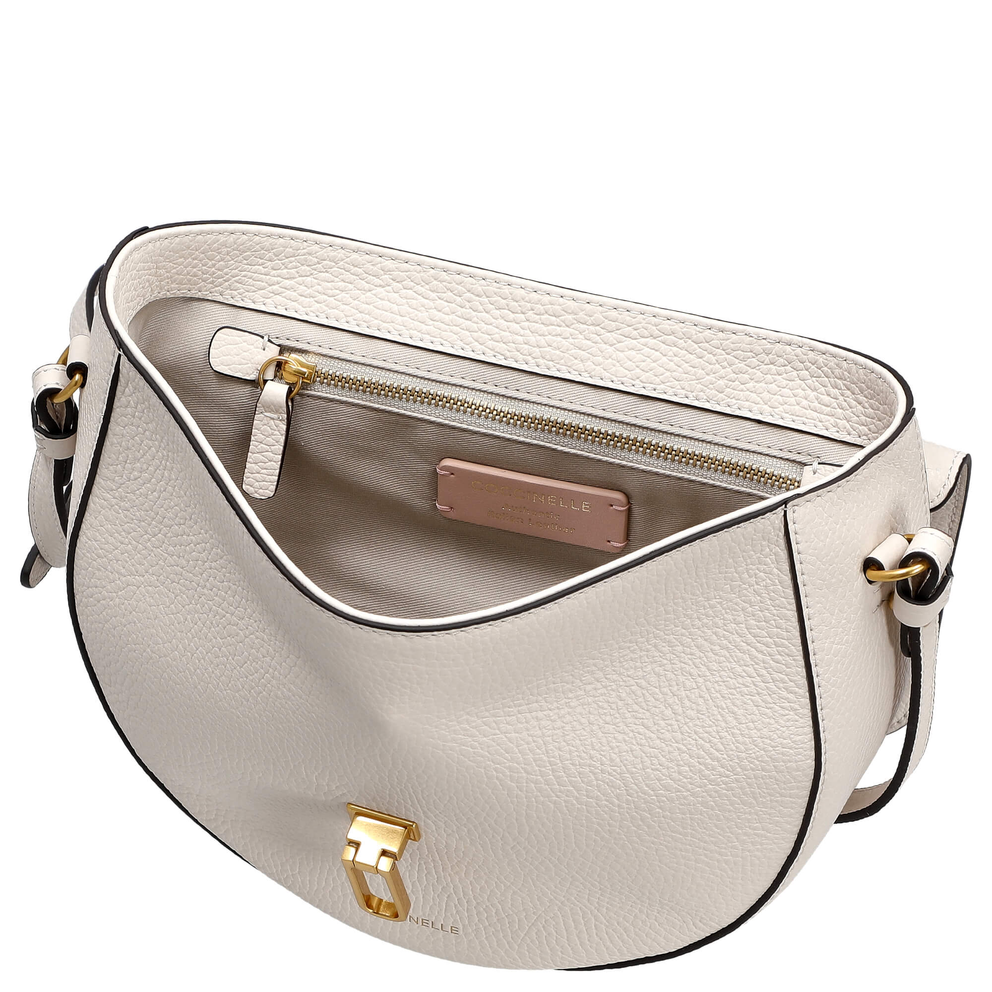 Coccinelle Beat Soft - Umhängetasche 24 cm (blanco) - Image 6
