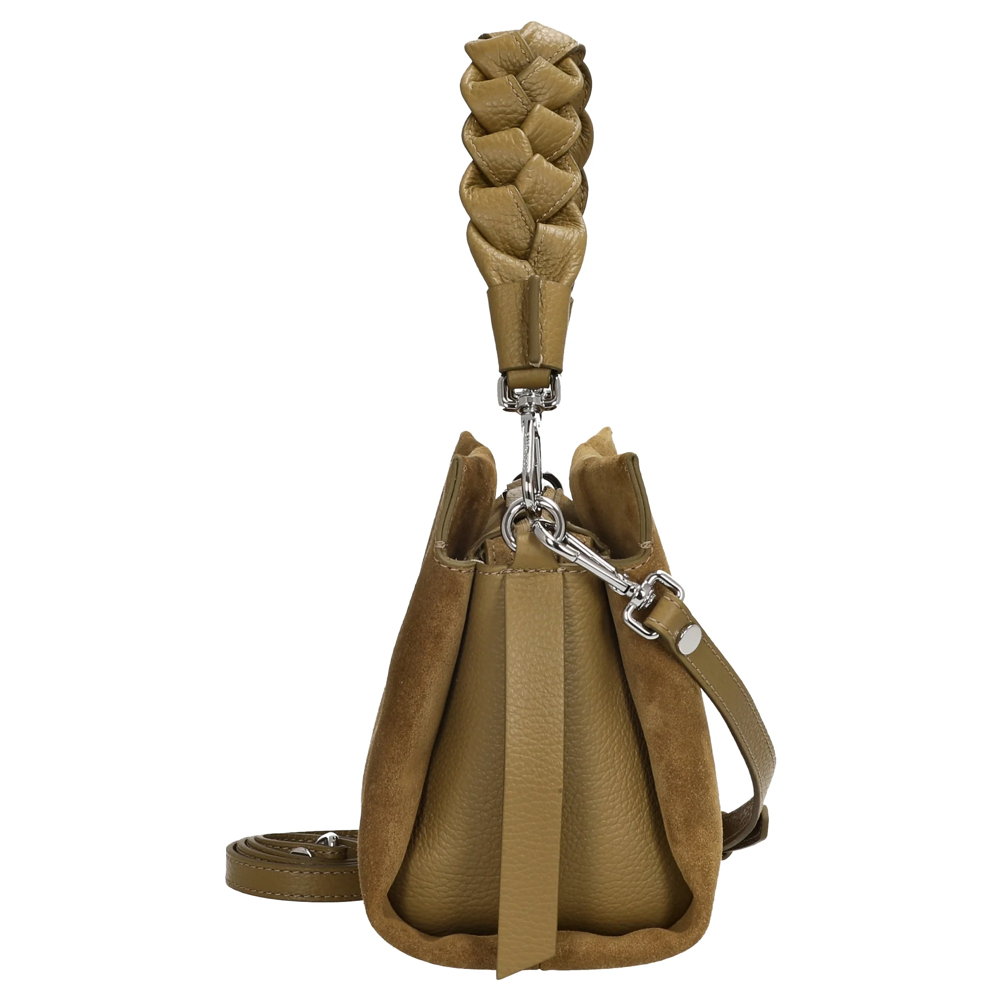 Coccinelle Boheme Suede - Umhängetasche 23 cm (seagras) - Image 3