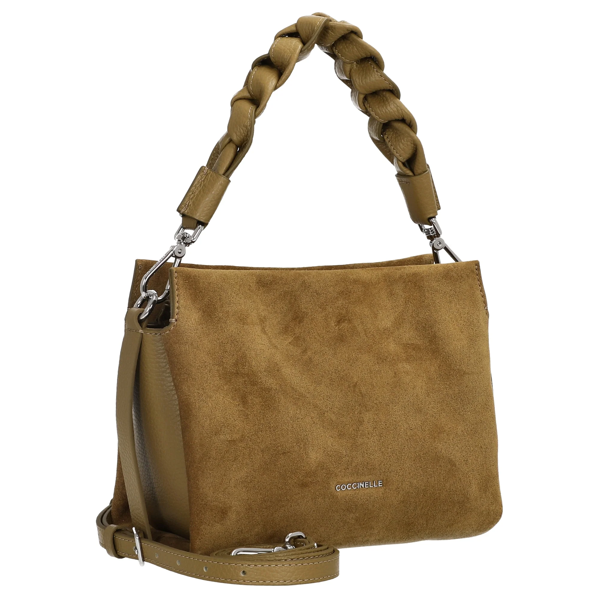 Coccinelle Boheme Suede - Umhängetasche 23 cm (seagras) - Image 5