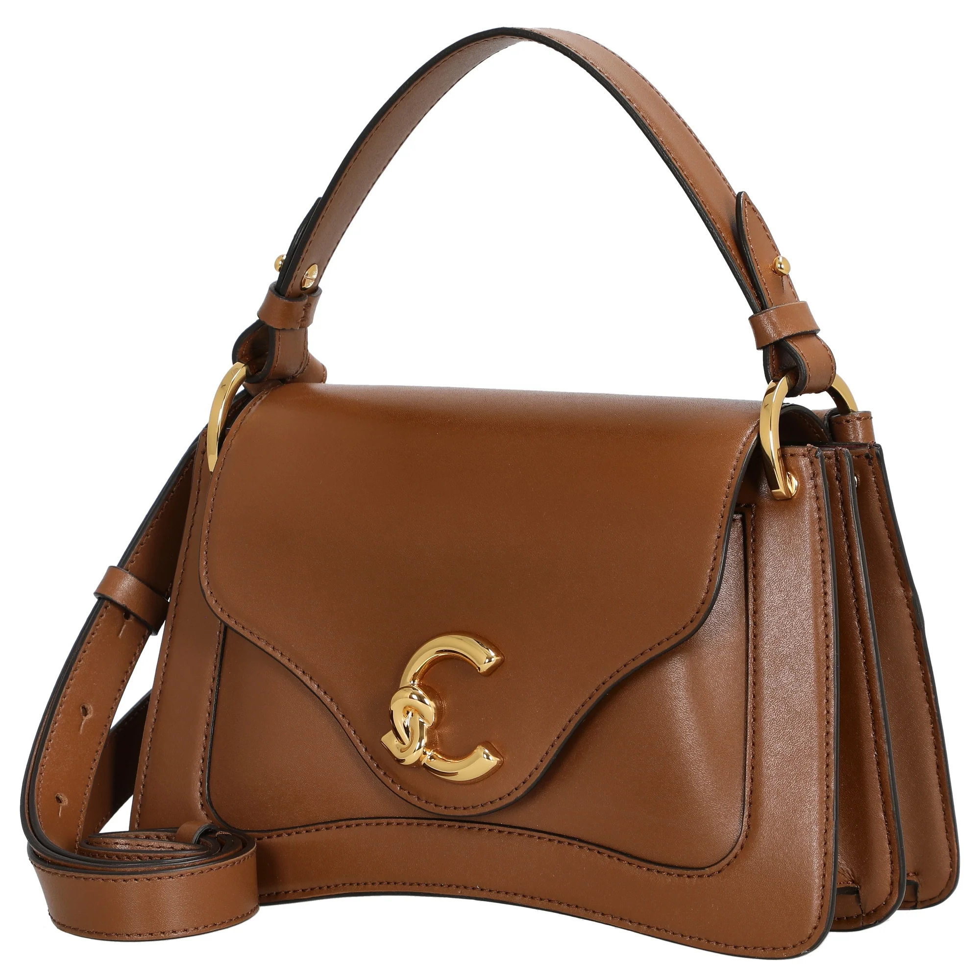 Coccinelle C-Me Calf - Henkeltasche 23.5 cm (cognac) - Image 2