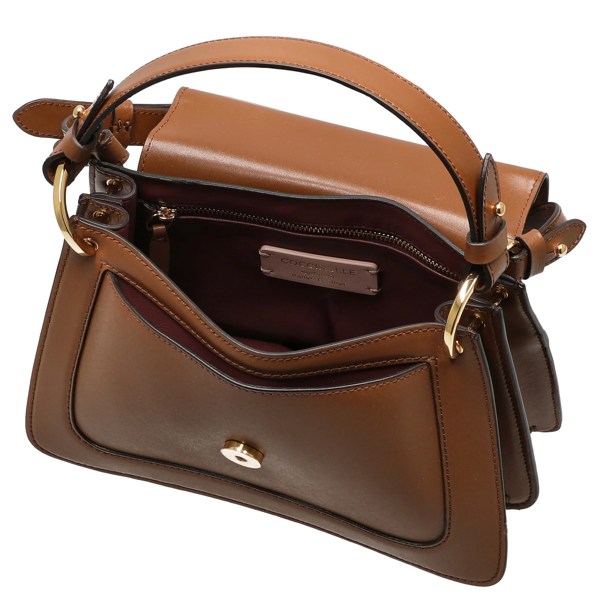 Coccinelle C-Me Calf - Henkeltasche 23.5 cm (cognac) - Image 6