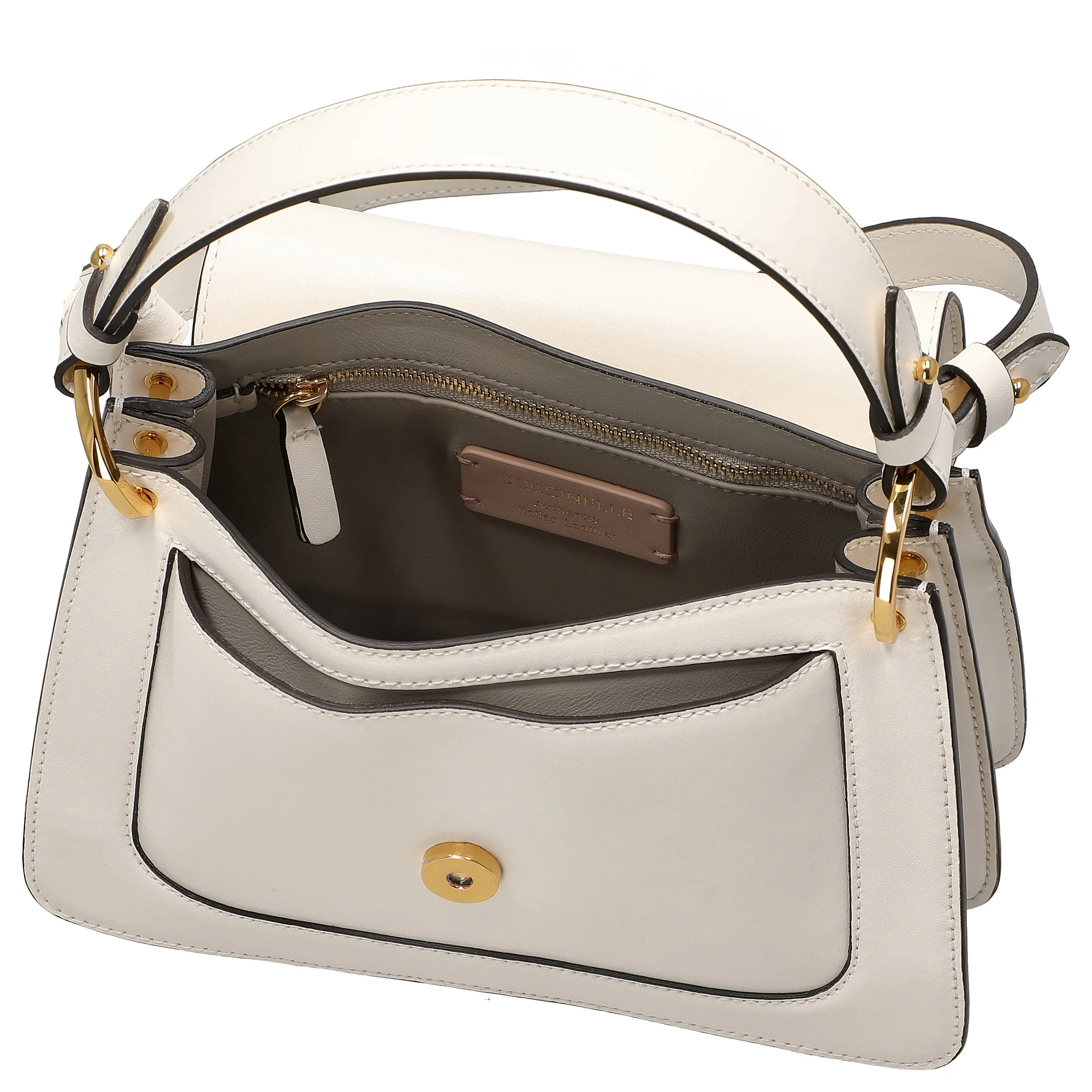Coccinelle C-Me Calf - Henkeltasche 23.5 cm (pearl) - Image 6