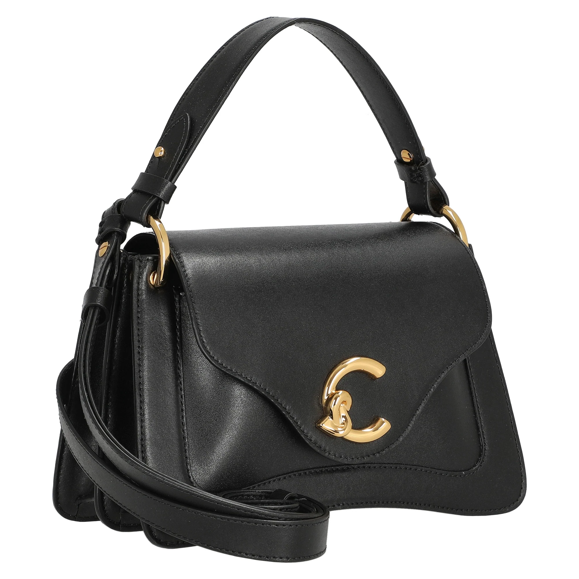 Coccinelle C-Me Calf - Henkeltasche 23.5 cm (schwarz) - Image 5
