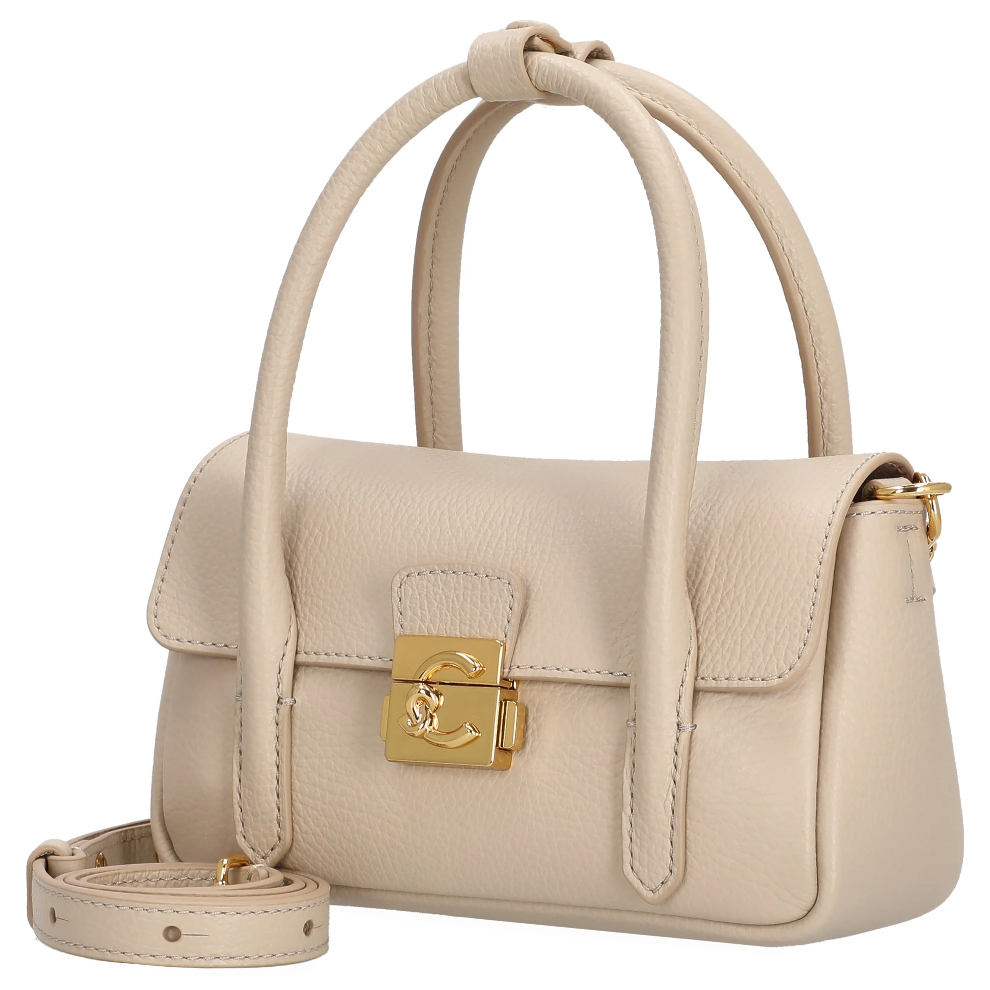 Coccinelle C-Me Lock - Henkeltasche 19 cm (sandshell) - Image 2