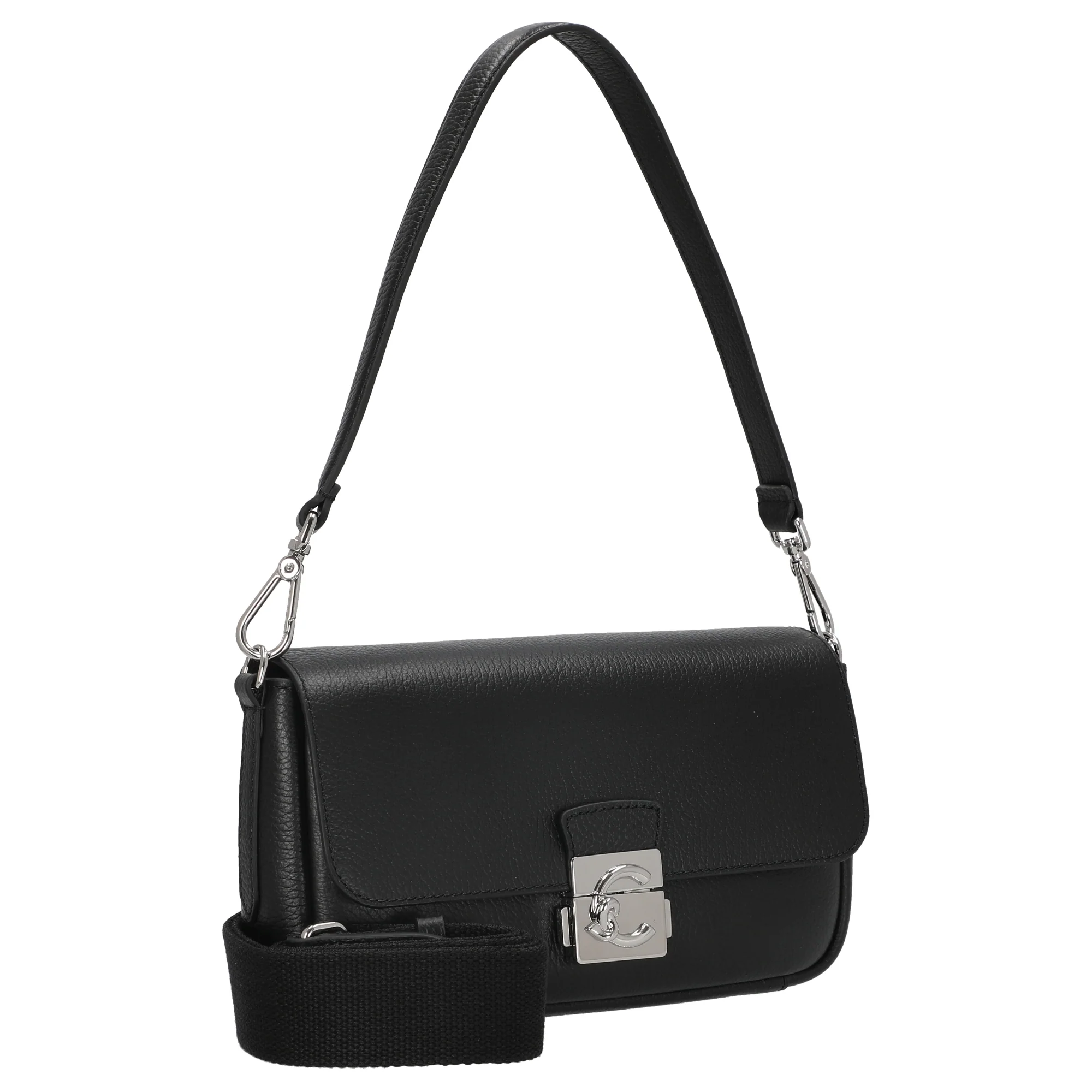Coccinelle C-Me Lock - Henkeltasche 24 cm (noir) - Image 5