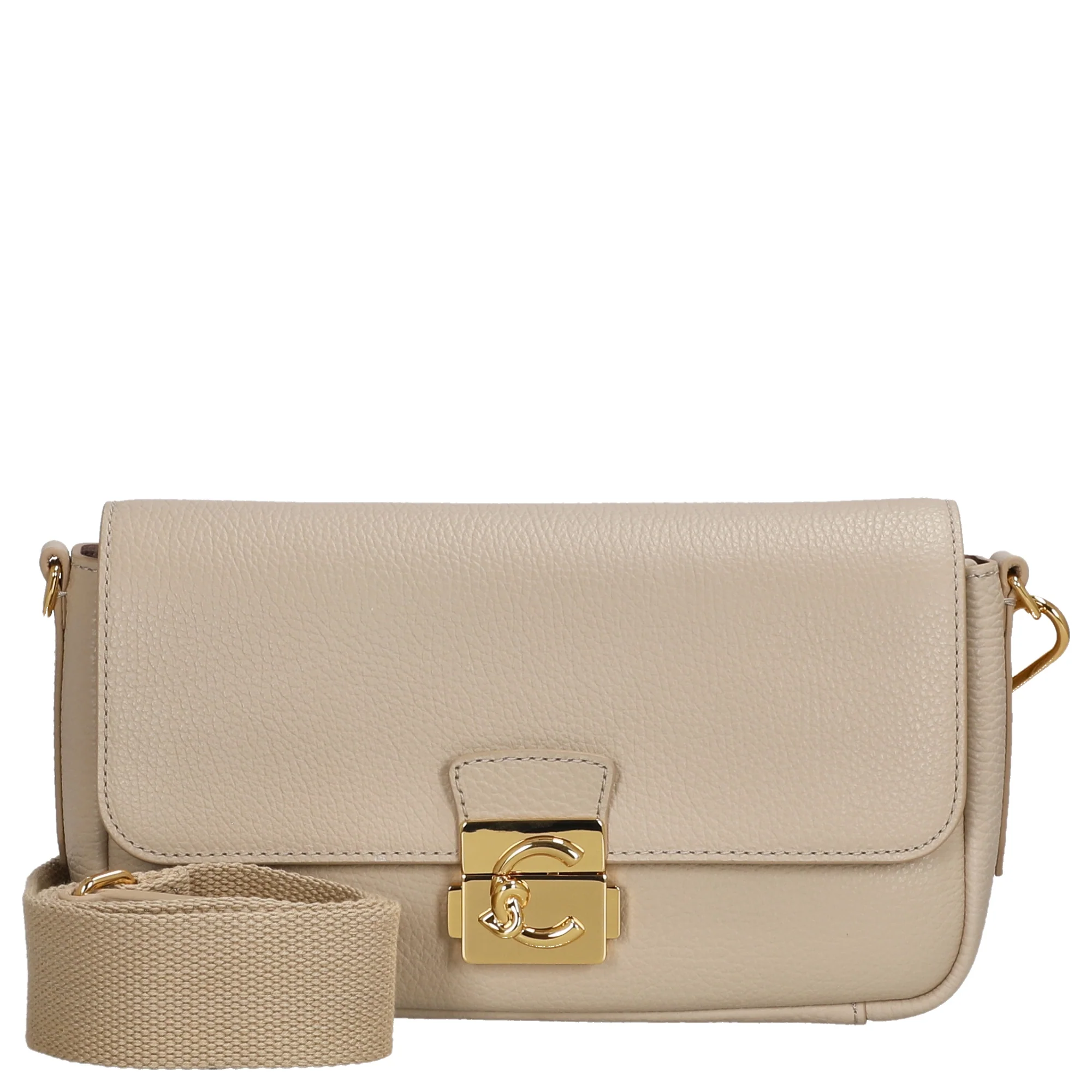 Coccinelle C-Me Lock Medium - Schultertasche 24 cm (sandshell)