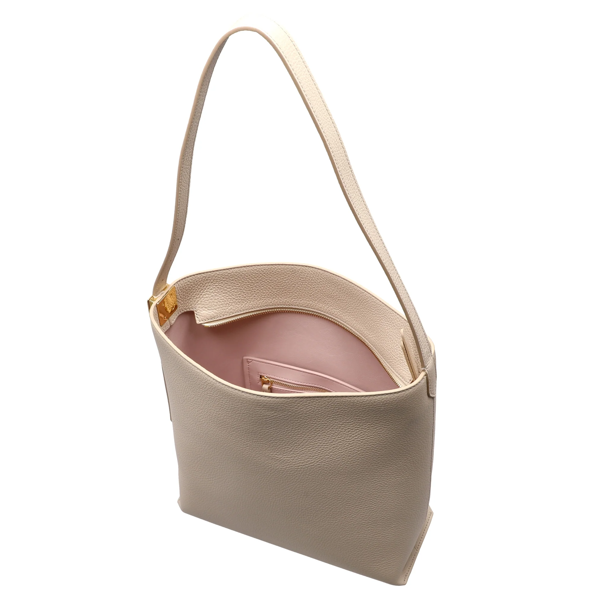 Coccinelle C-Me Lock - Schultertasche 30.5 cm (sandshell) - Image 6