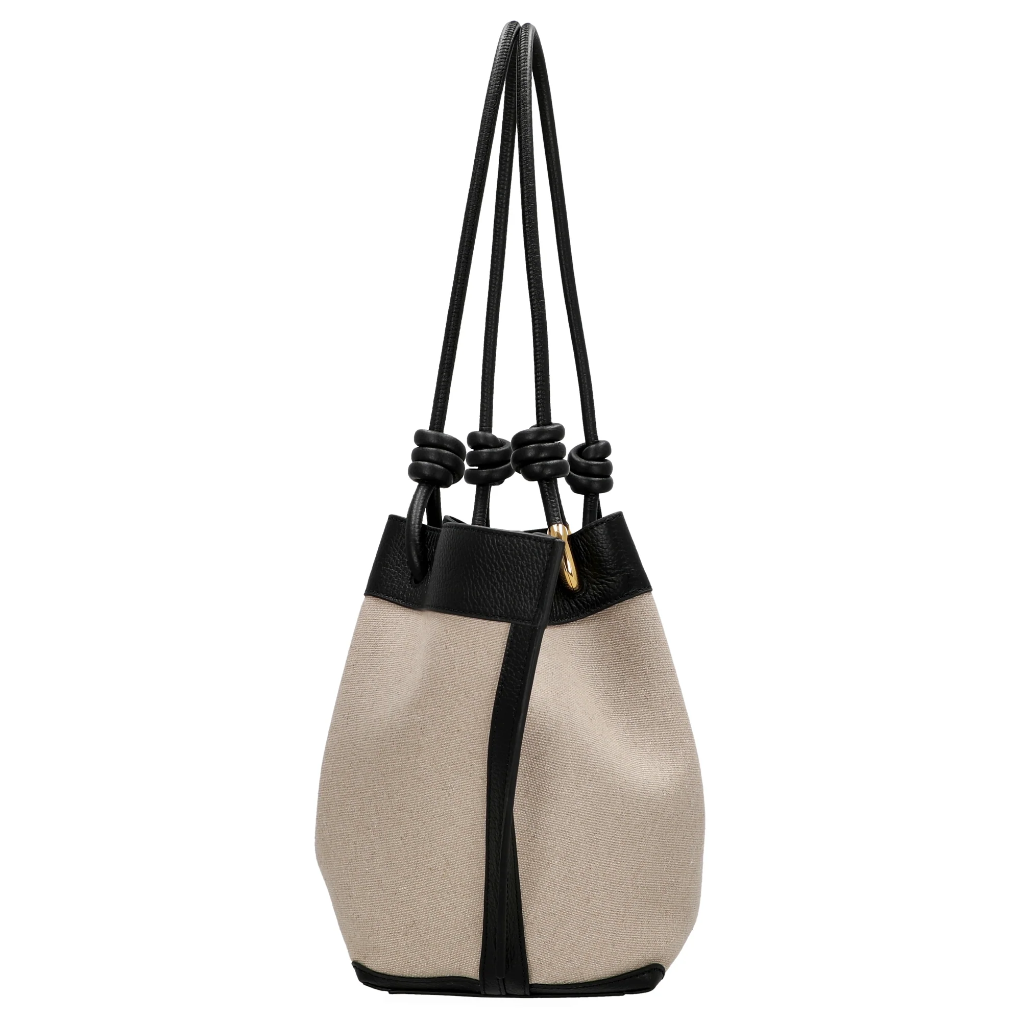 Coccinelle Finn Canvas - Henkeltasche 25 cm (natural/black) - Image 3