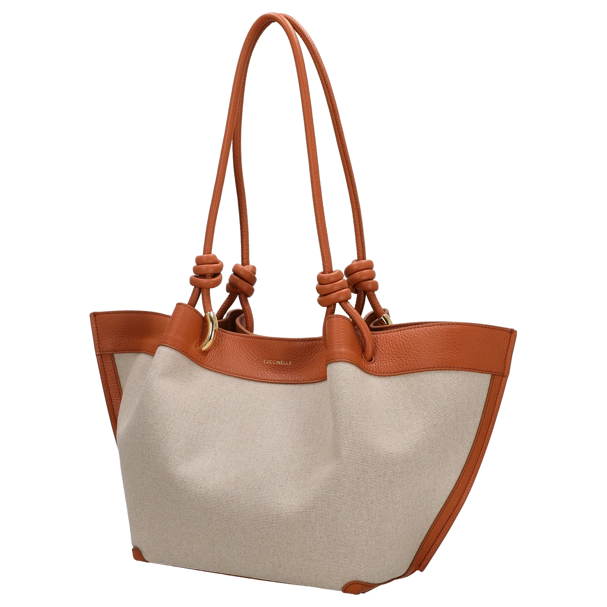 Coccinelle Finn Canvas - Henkeltasche 25 cm (natural/crab) - Image 2