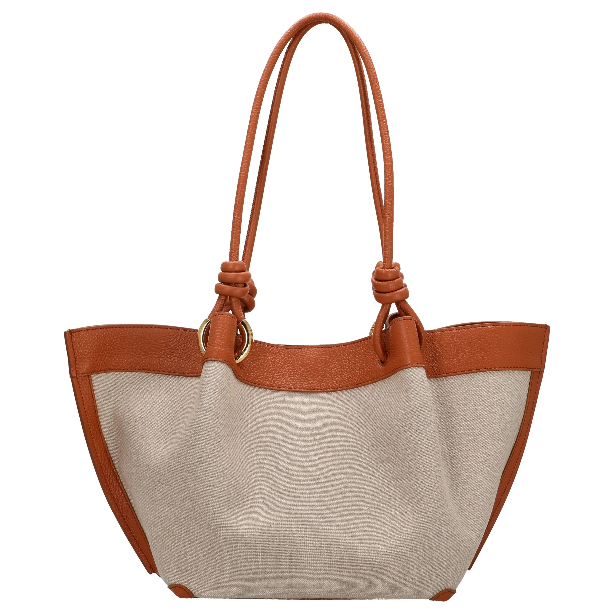 Coccinelle Finn Canvas - Henkeltasche 25 cm (natural/crab) - Image 4