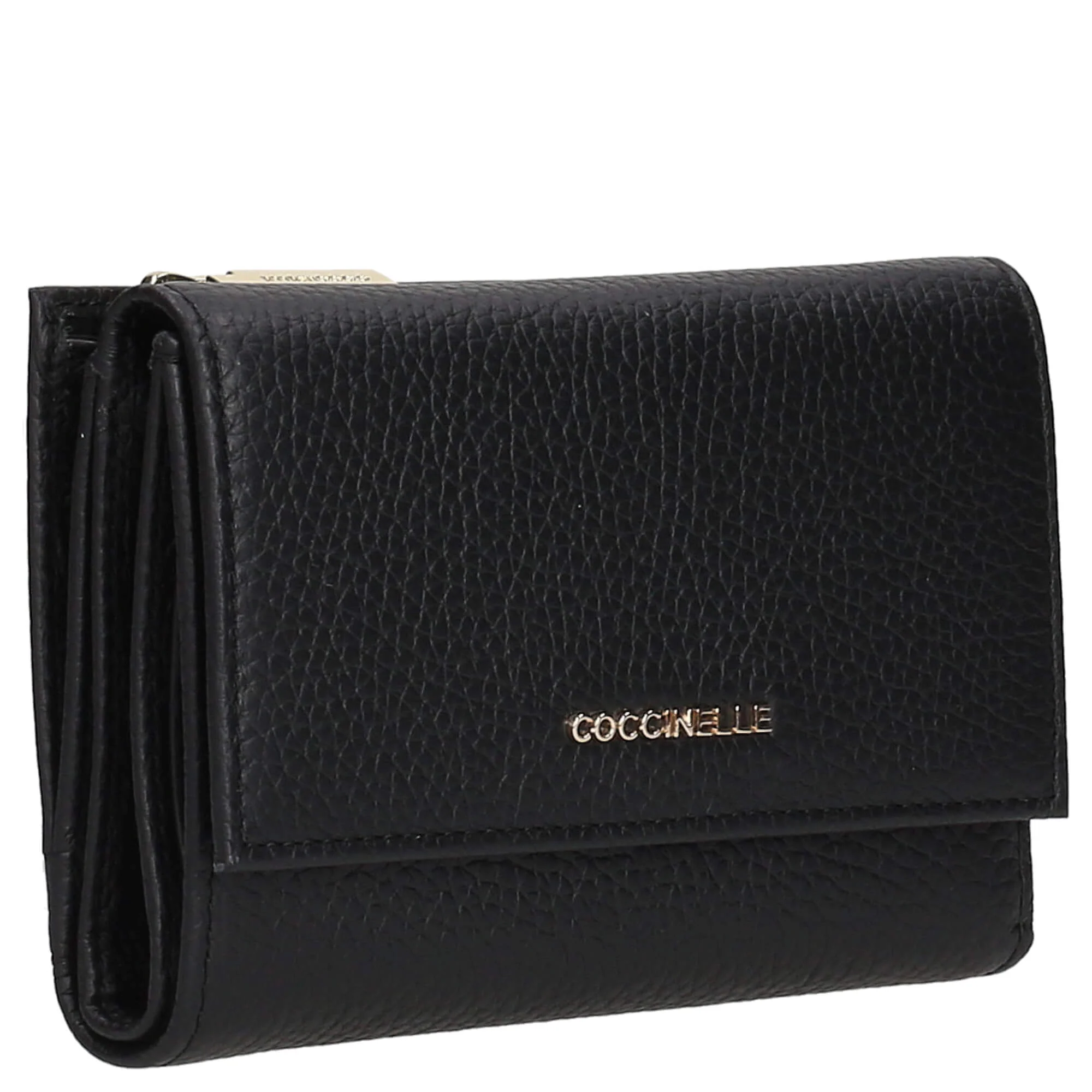 Coccinelle Metallic Soft - Geldbörse 12cc 14 cm (black) - Image 2