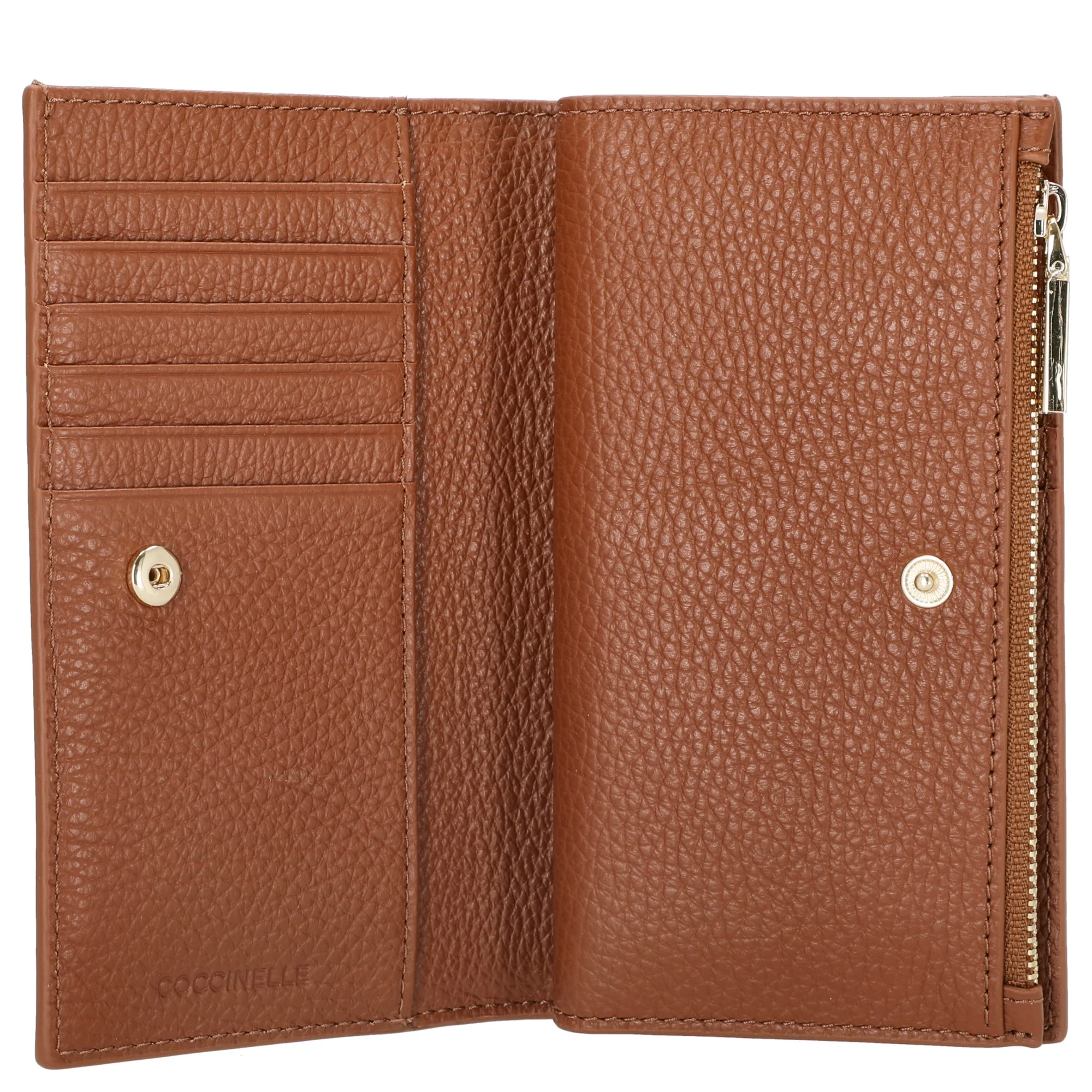 Coccinelle Metallic Soft - Geldbörse 12cc 16 cm (cognac) - Image 5