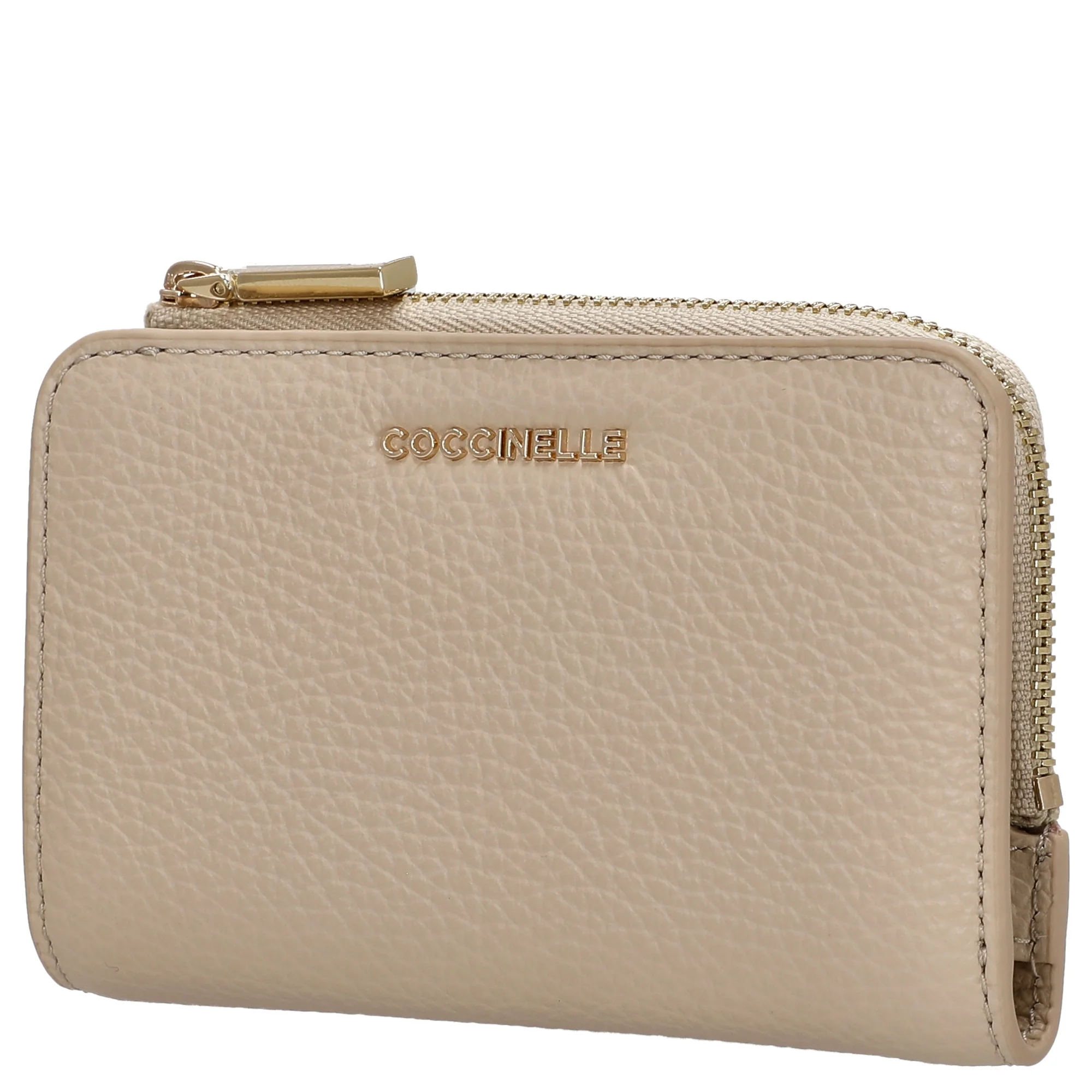 Coccinelle Metallic Soft - Geldbörse 6cc 13 cm (sandshell) - Image 3