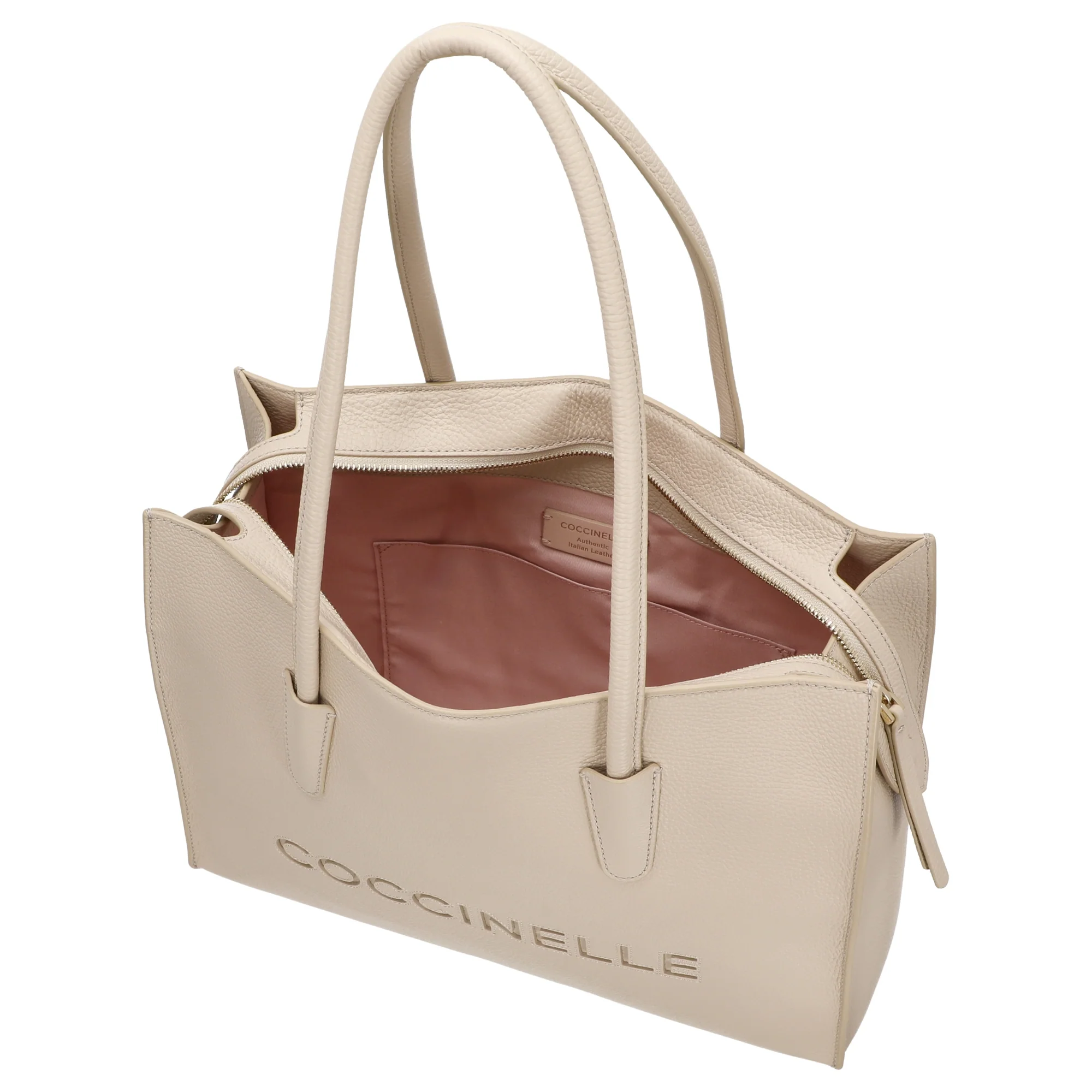 Coccinelle Myrtha 26 - Henkeltasche 36 cm (sandshell) - Image 6