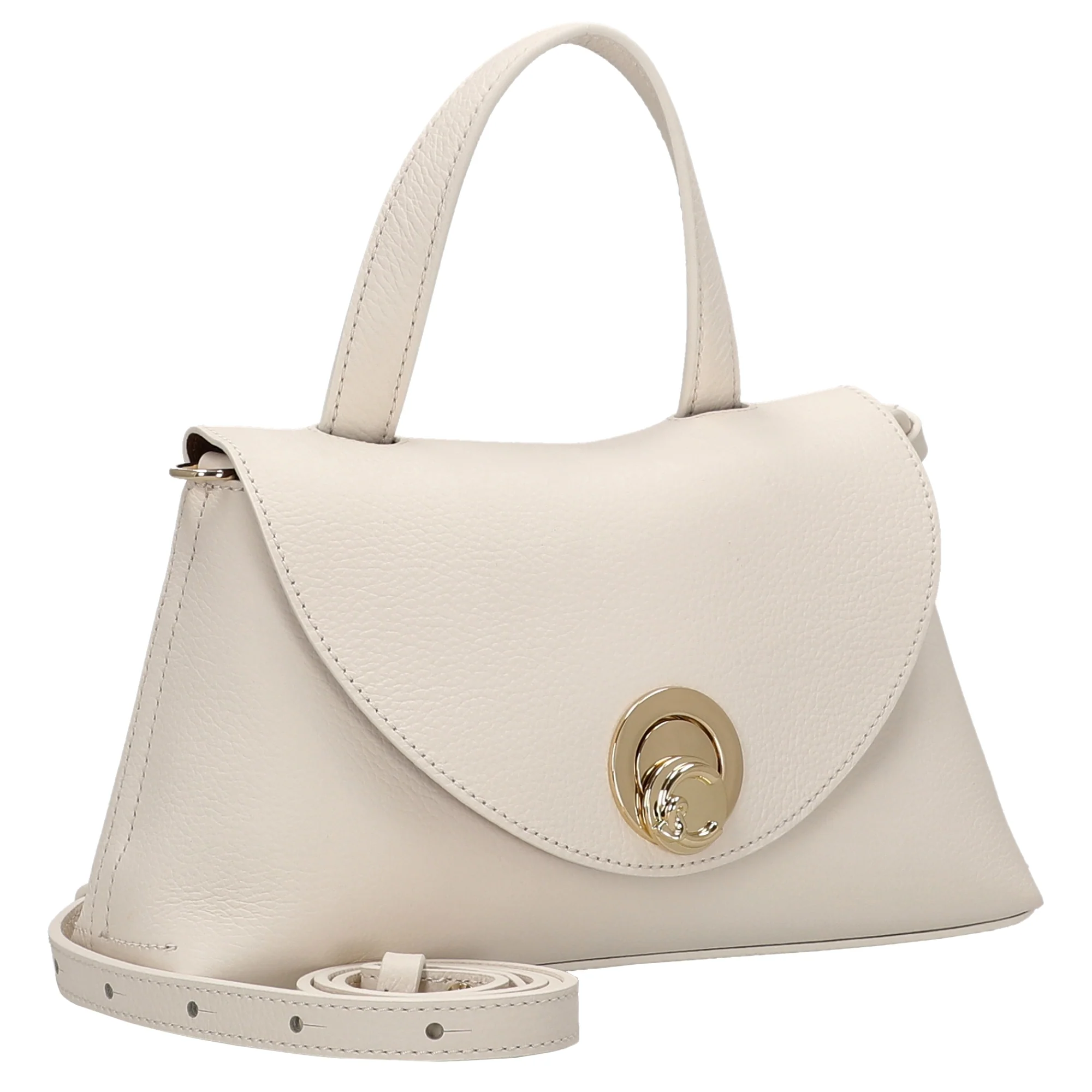 Coccinelle Nikla - Henkeltasche 26 cm (pearl/cognac) - Image 5