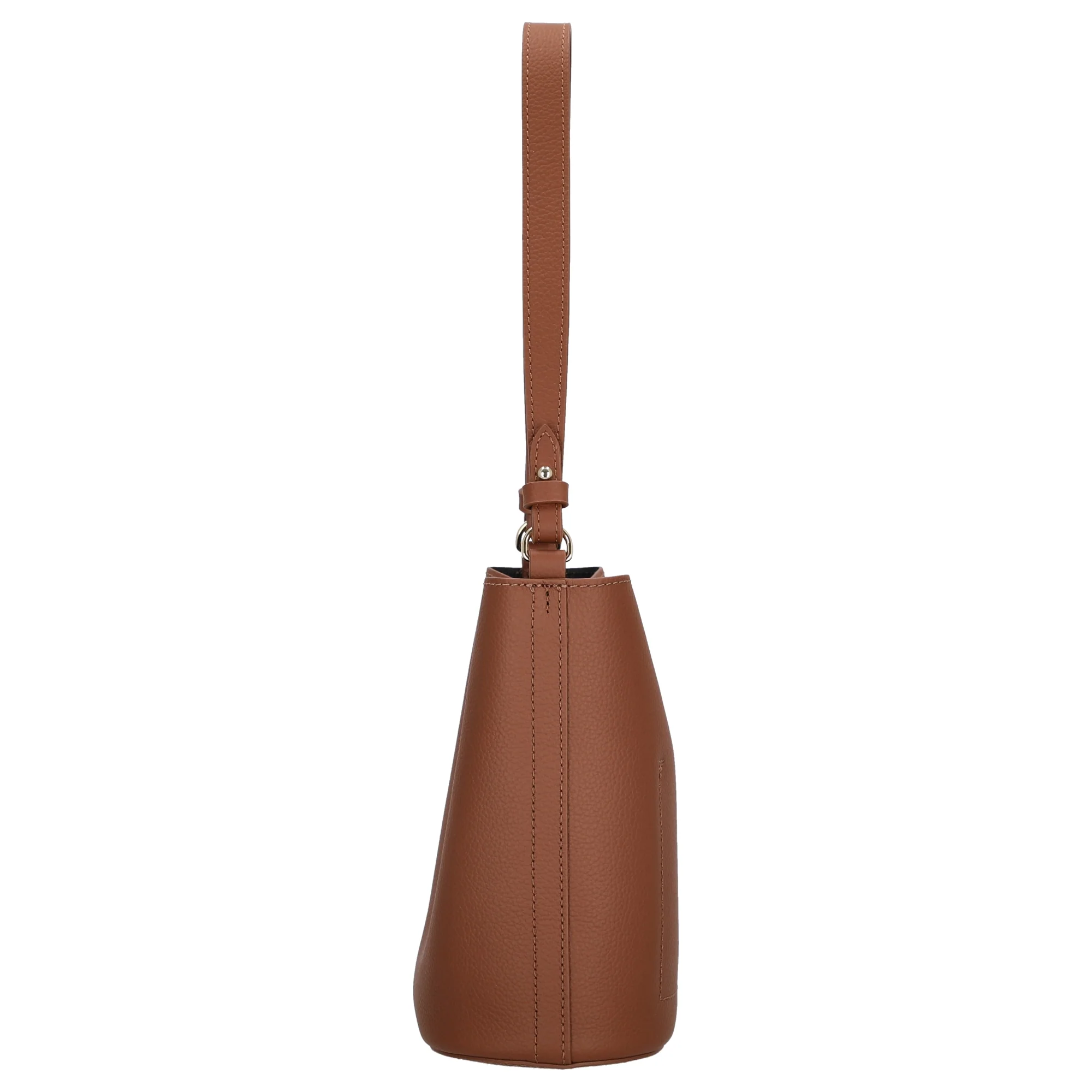 Coccinelle Nikla - Schultertasche 20 cm (cognac/noir) - Image 3