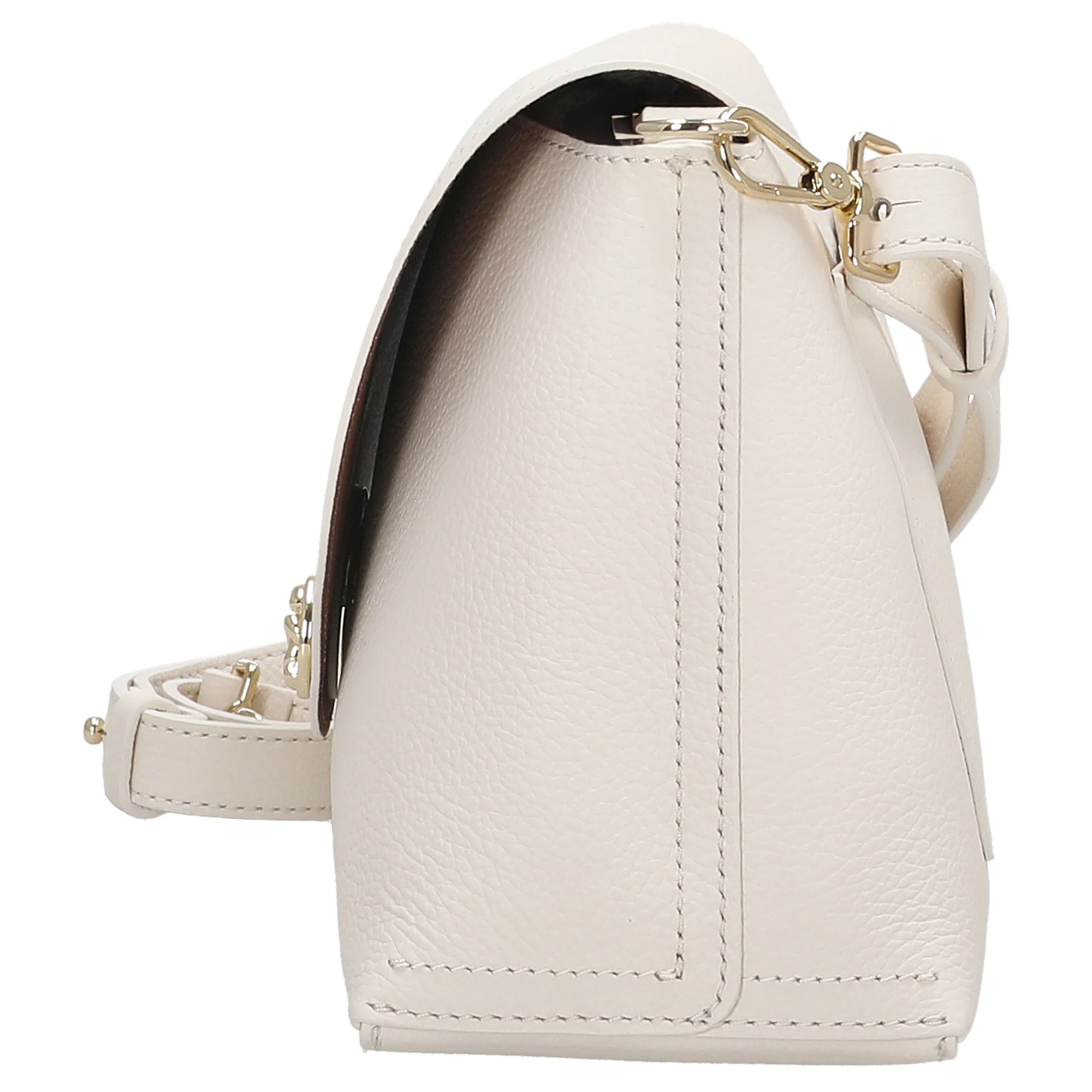 Coccinelle Nikla - Schultertasche 30 cm (pearl/cognac) - Image 3