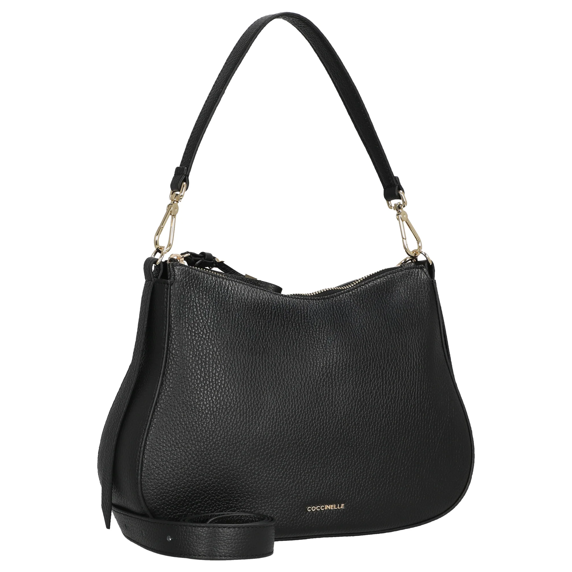 Coccinelle Nory - Schultertasche 30 cm (noir) - Image 5