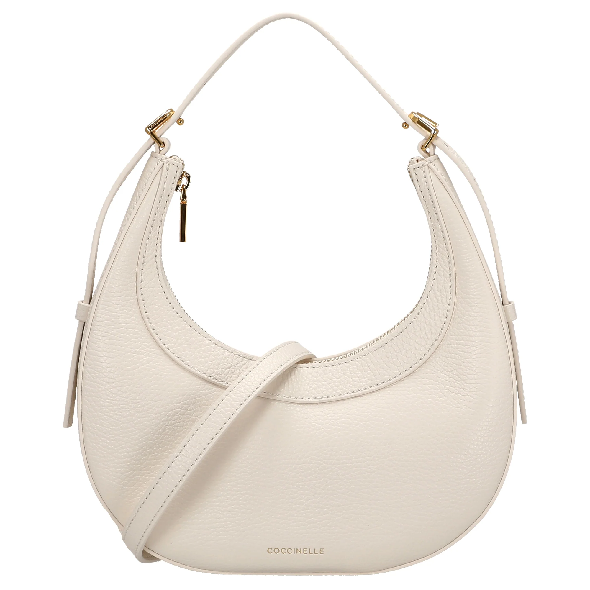 Coccinelle Whisper - Schultertasche 23.5 cm (pearl)