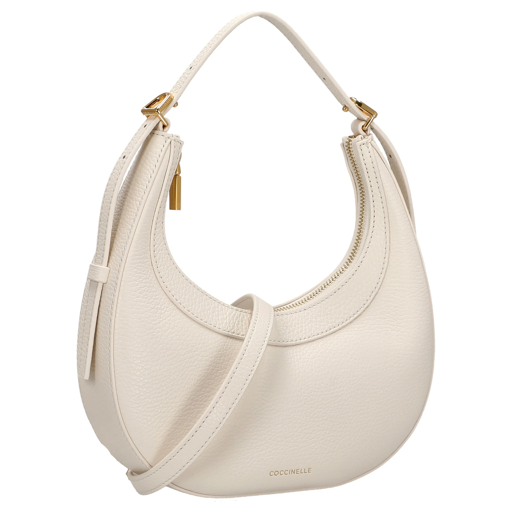 Coccinelle Whisper - Schultertasche 23.5 cm (pearl) - Image 5