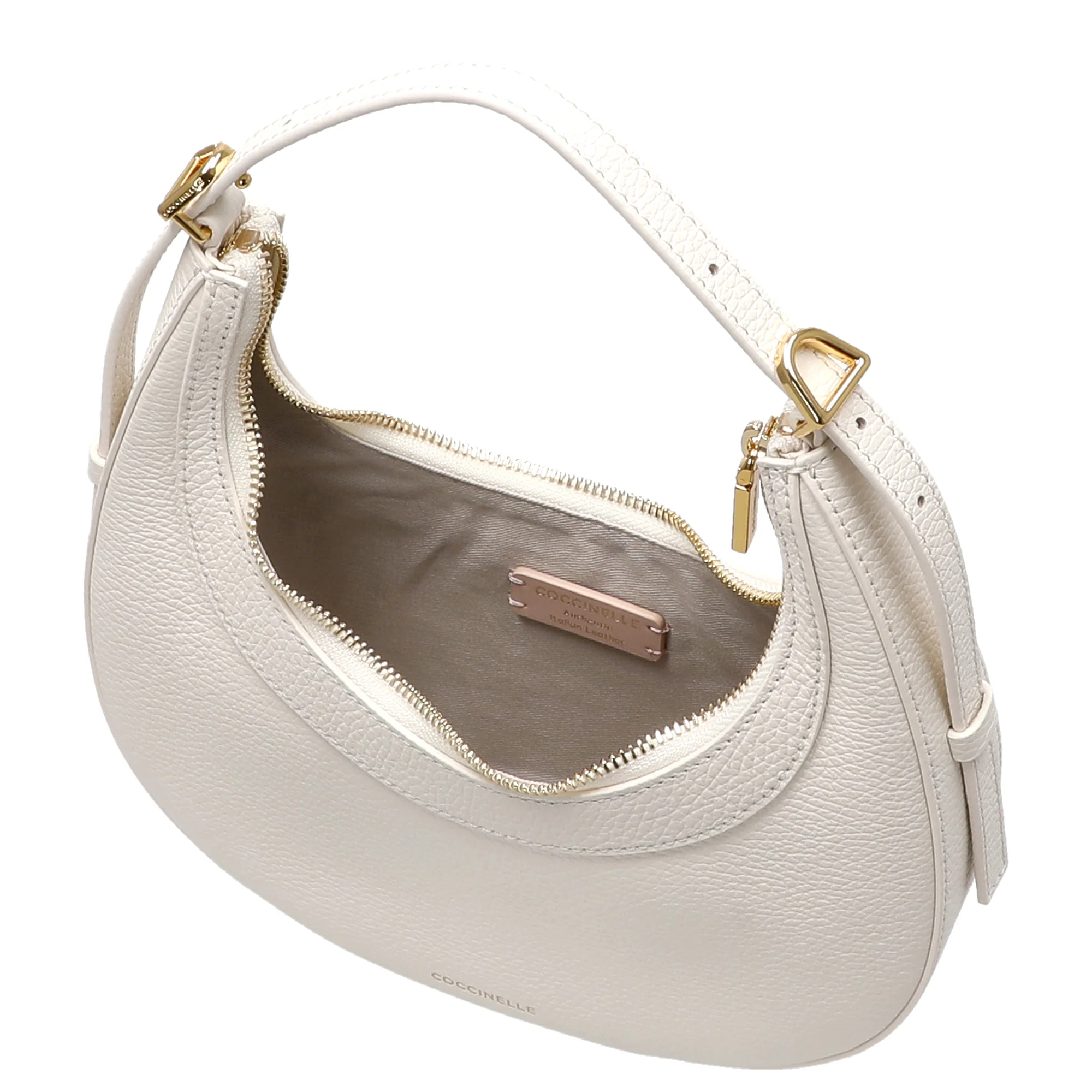 Coccinelle Whisper - Schultertasche 23.5 cm (pearl) - Image 6