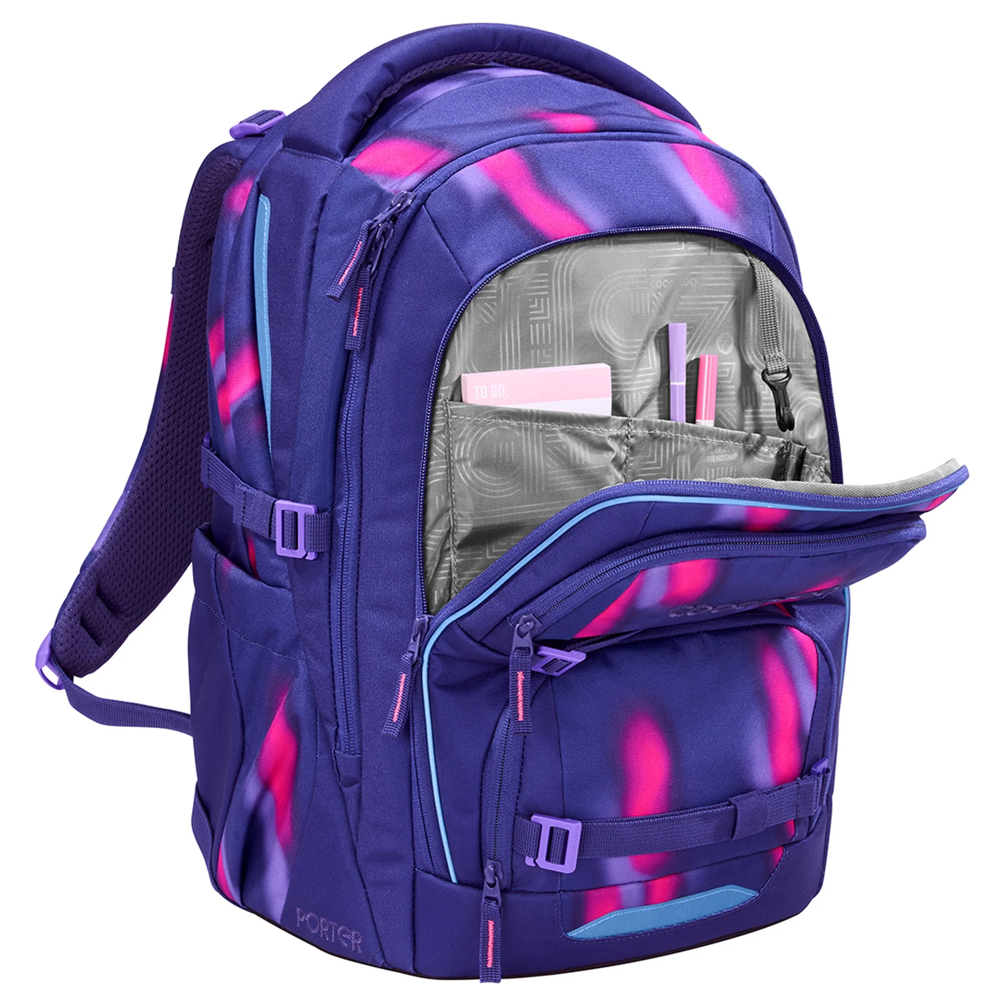 Coocazoo Porter - Schulrucksack 44 cm (Aurora Glow) - Image 5