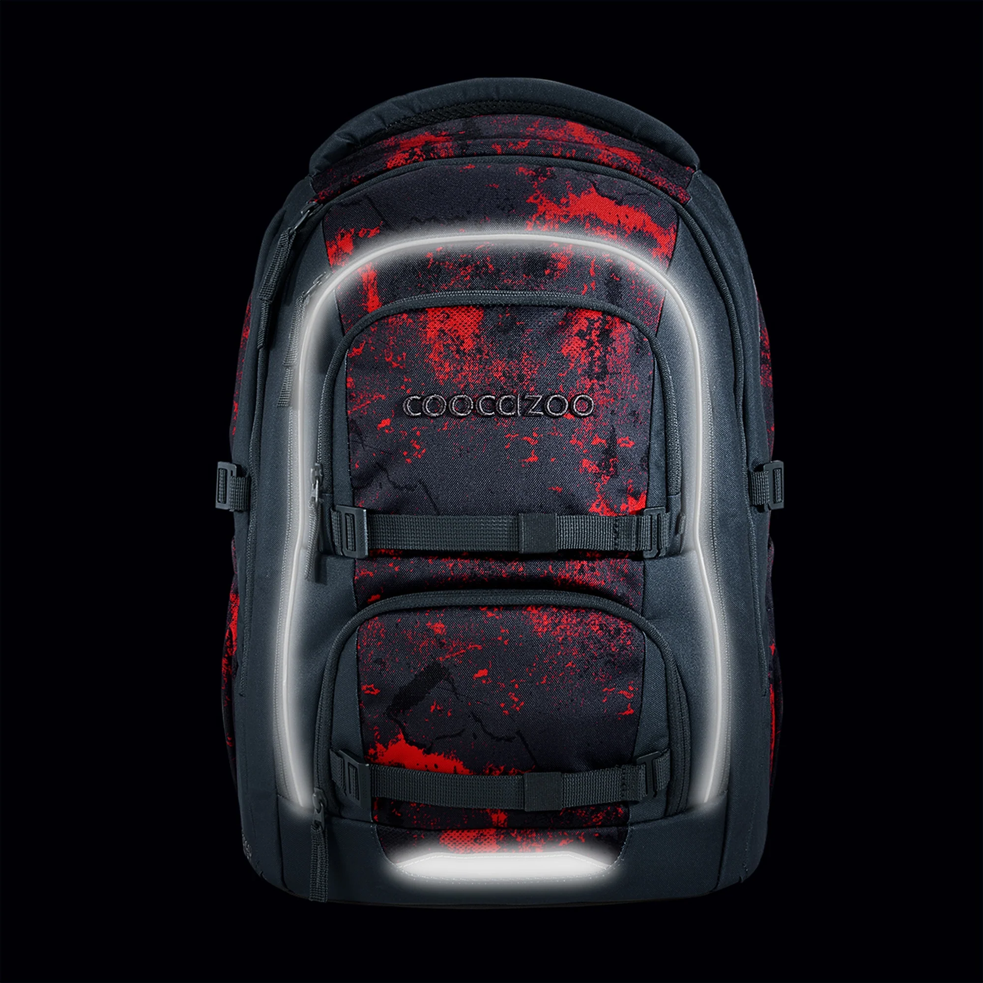 Coocazoo Porter - Schulrucksack 44 cm (Broken Black) - Image 10