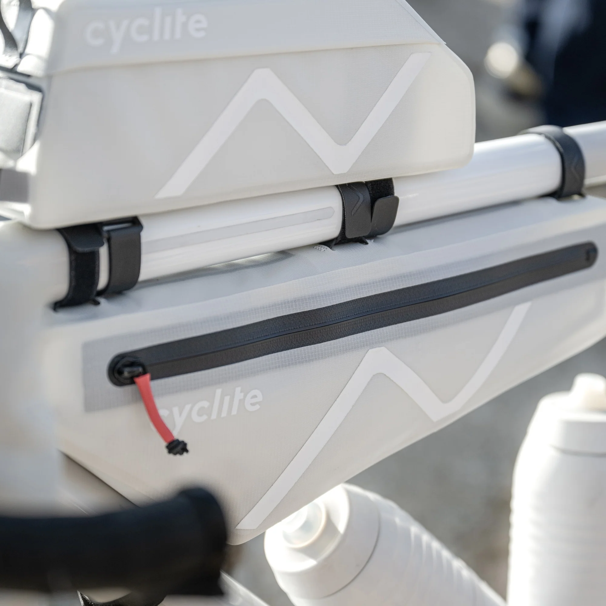 Cyclite Frame Bag / 02 -  Rahmentasche (Bikepacking) 38 cm (light grey) - Image 6