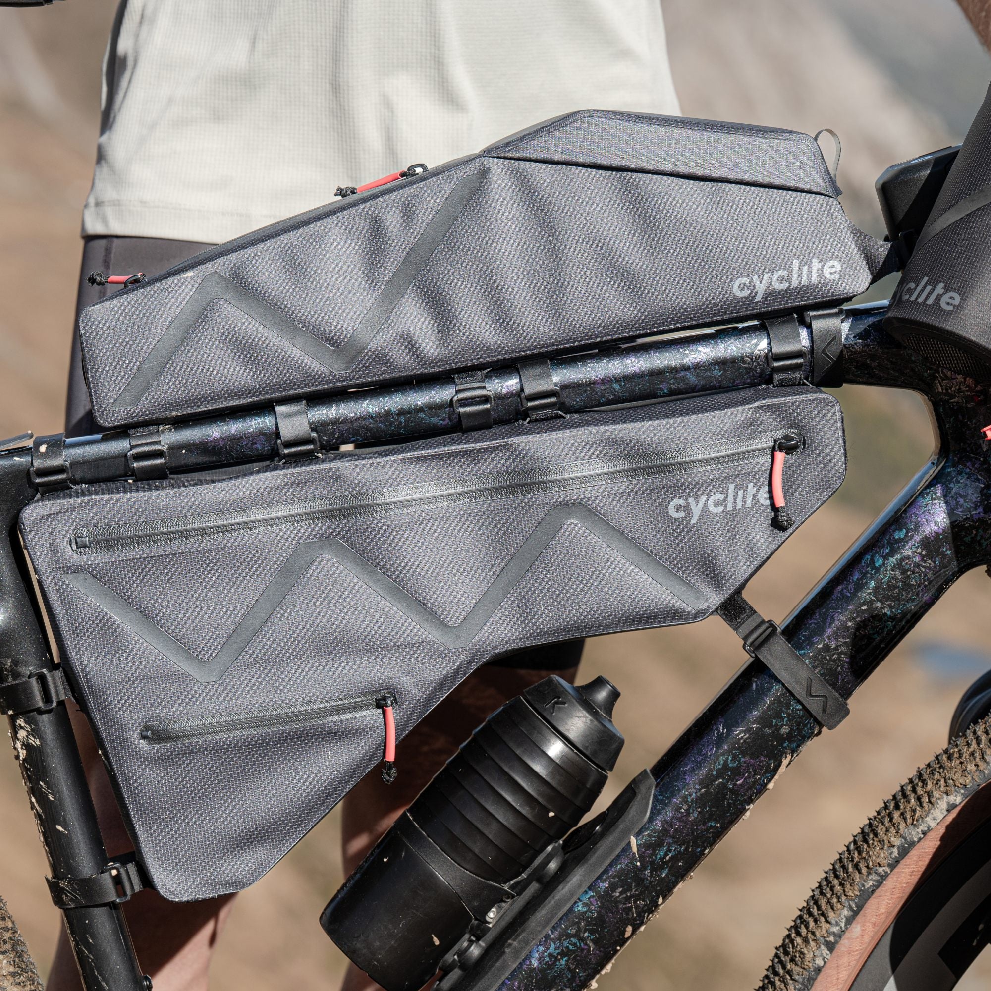 Cyclite Frame Bag Large / 02 - Rahmentasche (Bikepacking) 44 cm (black) - Image 5