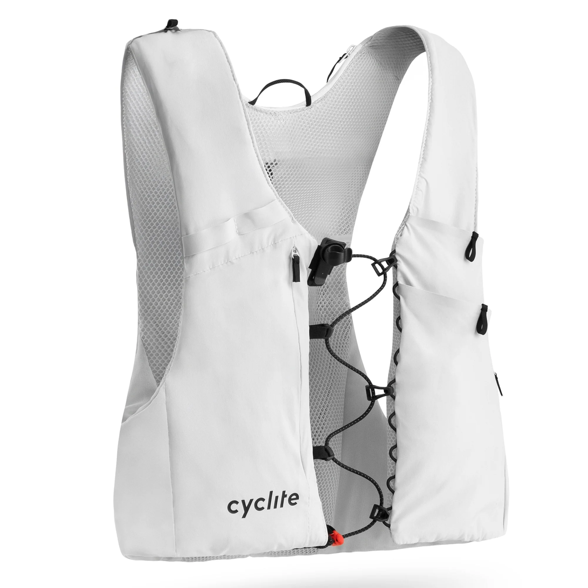 Cyclite Hydration Vest / 01 Set S/M - Trinkweste 150-180 cm 4.5 Liter (light grey) - Image 2